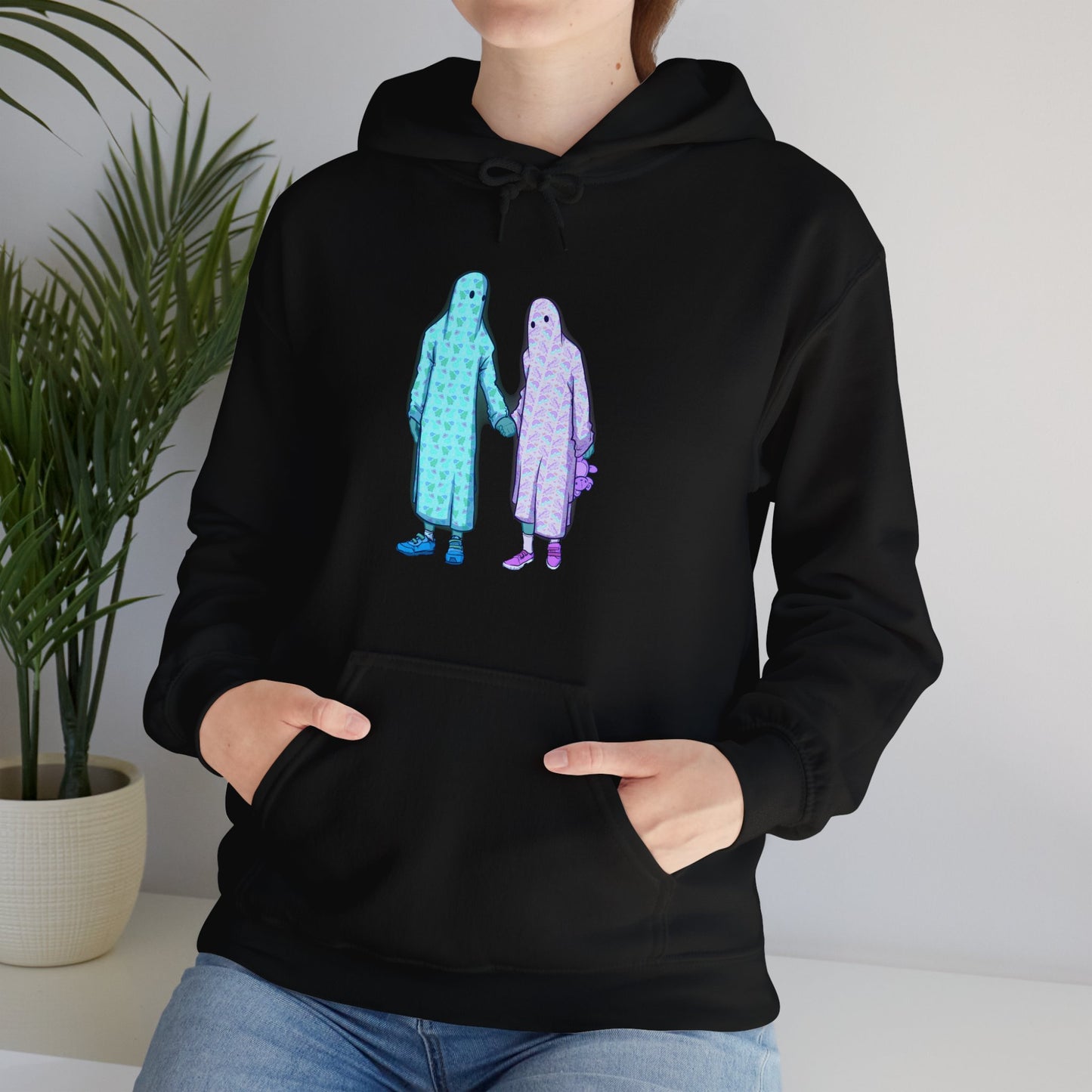 Ghost Kids Unisex Heavy Blend Hooded Sweatshirt