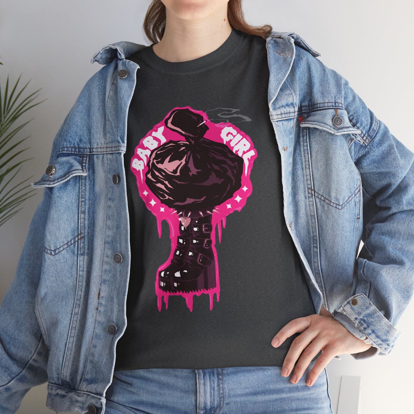 Trash Baby Girl Unisex Heavy Cotton Tee