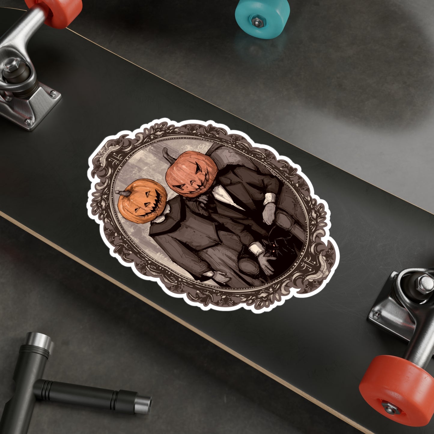 Victorian Halloween Kiss-Cut Vinyl Decal