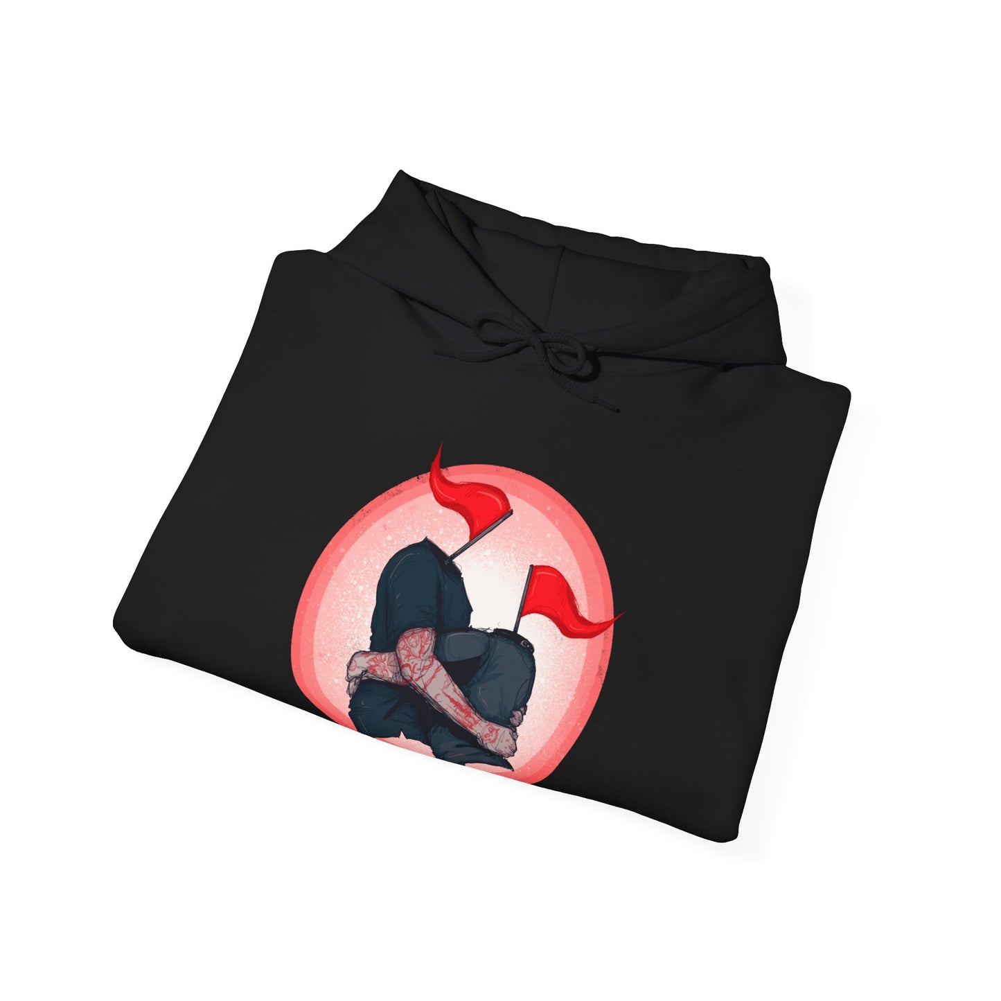 Red Flags Unisex Heavy Blend Hooded Sweatshirt