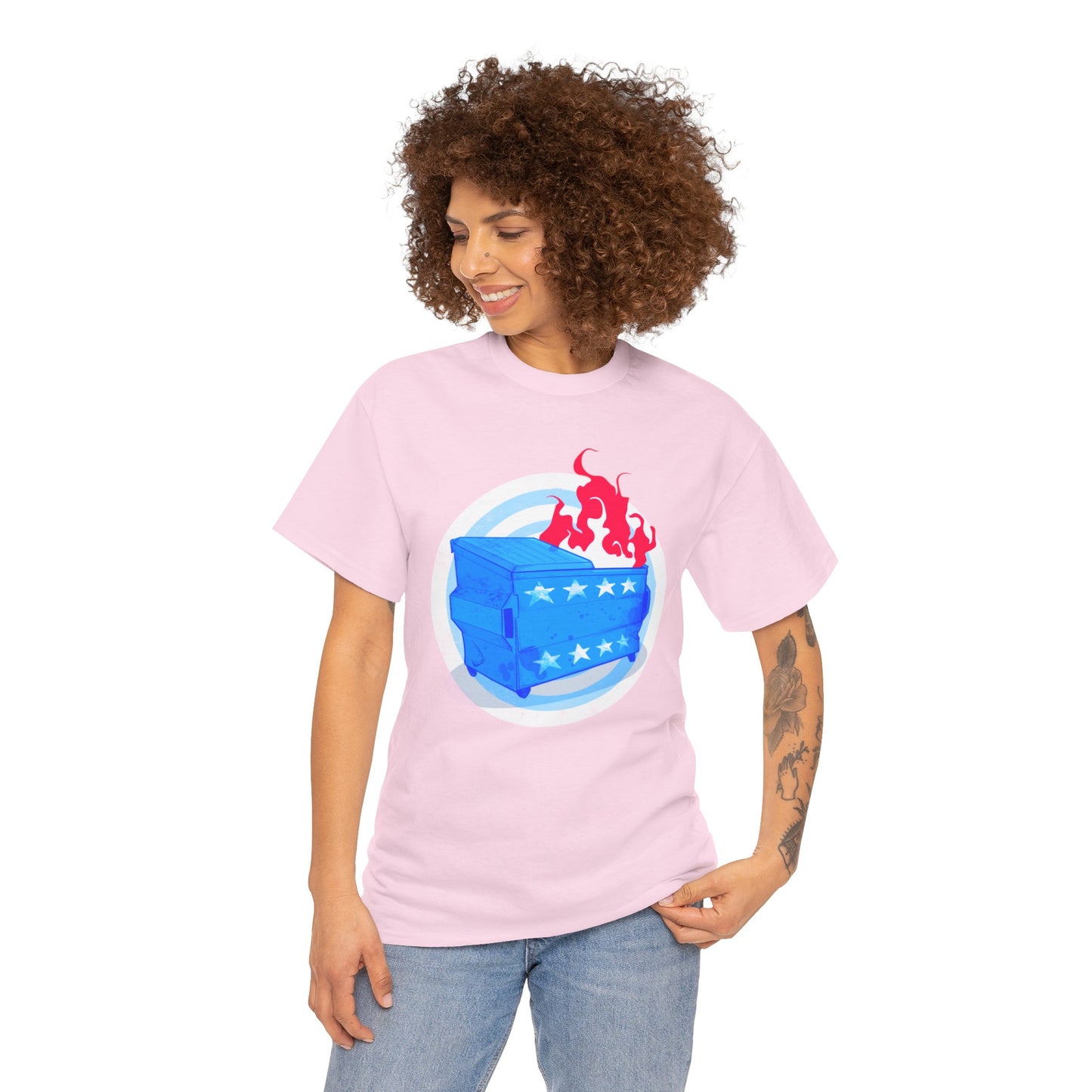 American Dumpster Firre Unisex Heavy Cotton Tee