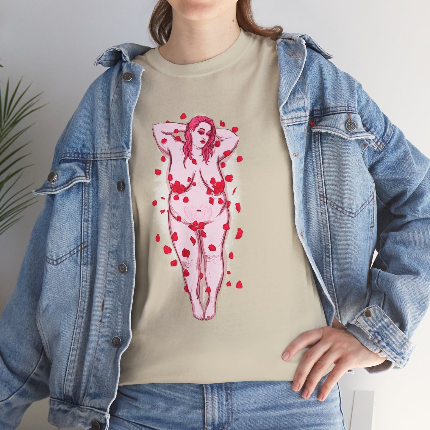 Stretch Heart Unisex Heavy Cotton Tee