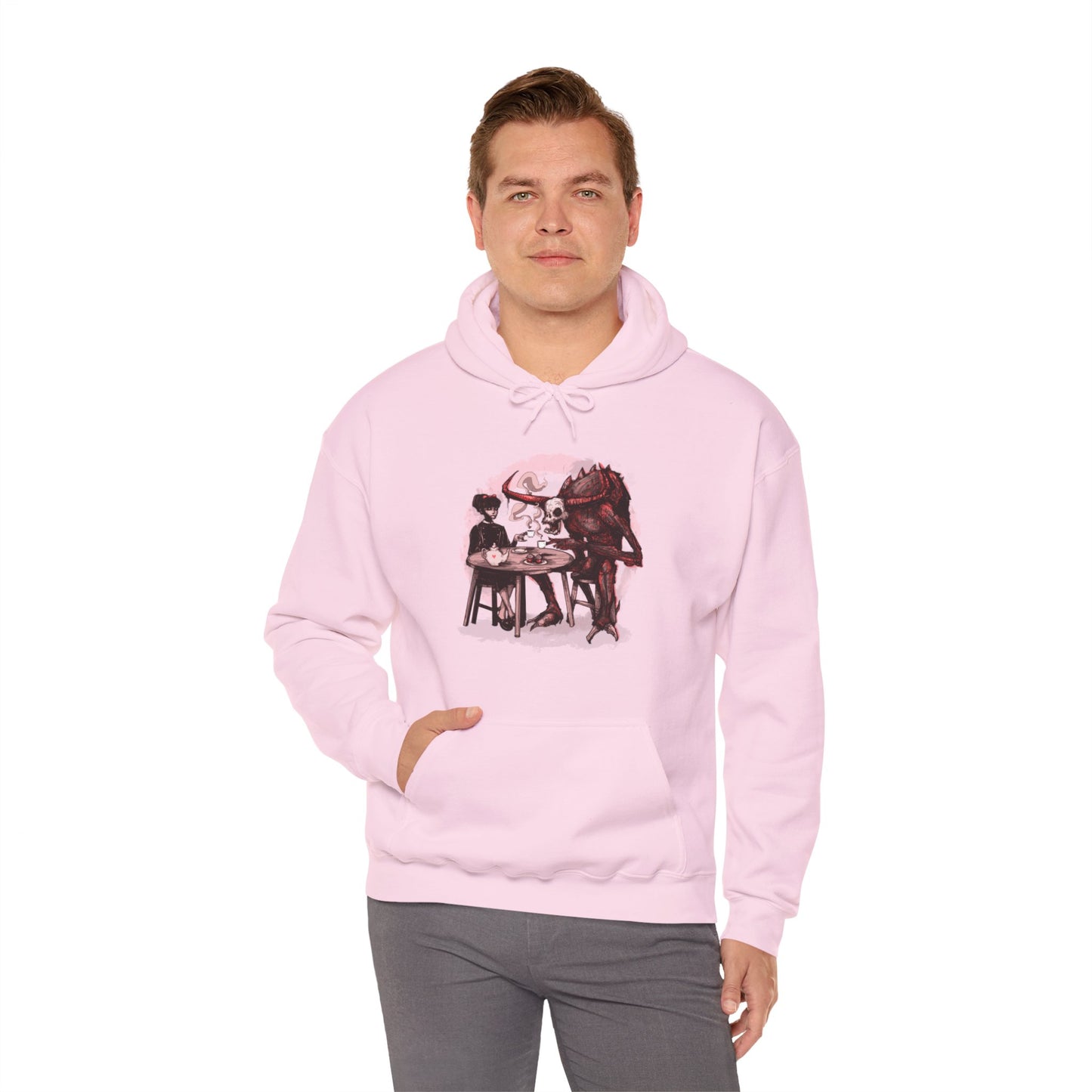 Demon Breakfast Unisex Heavy Blend Hooded Sweatshirt