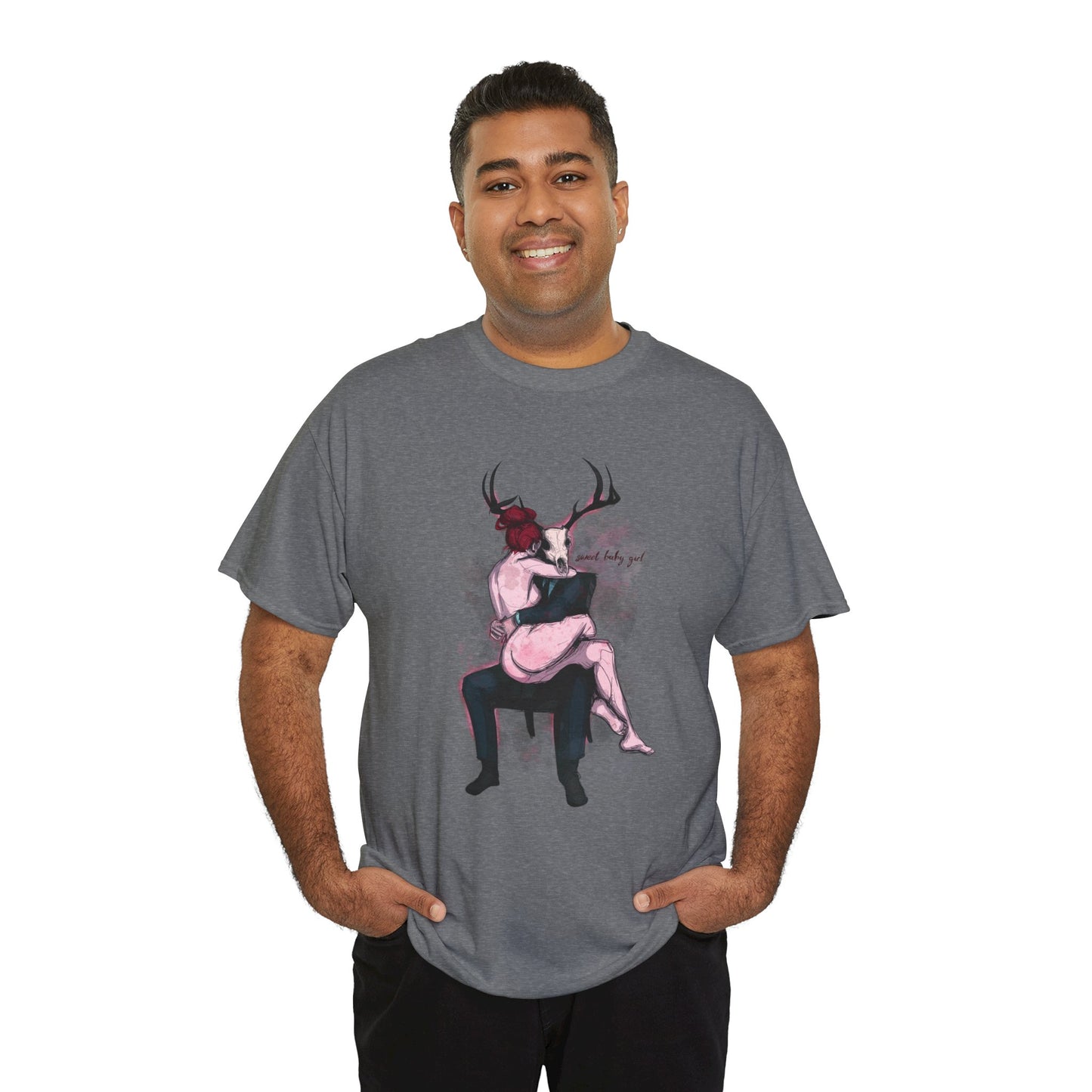 Deer Daddy Series 3: Sweet Baby Girl Unisex Heavy Cotton Tee