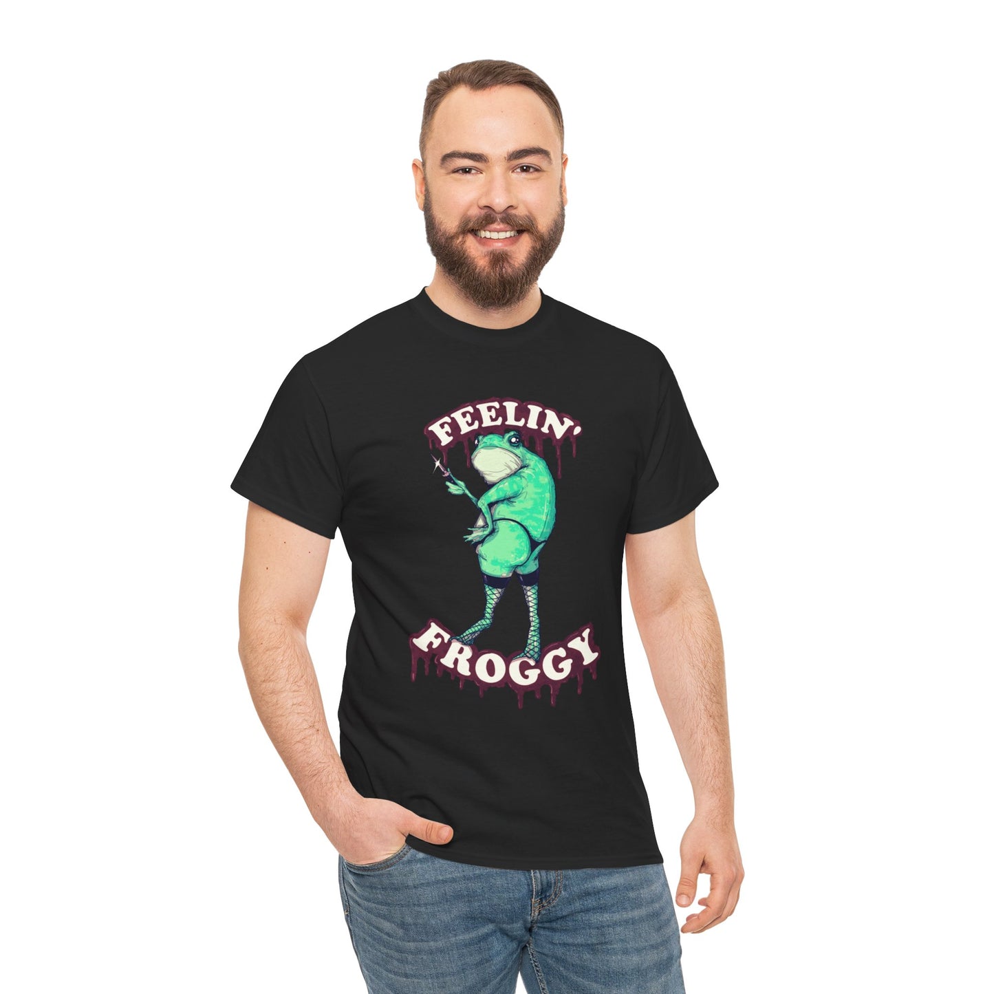 Feelin Froggy Unisex Heavy Cotton Tee