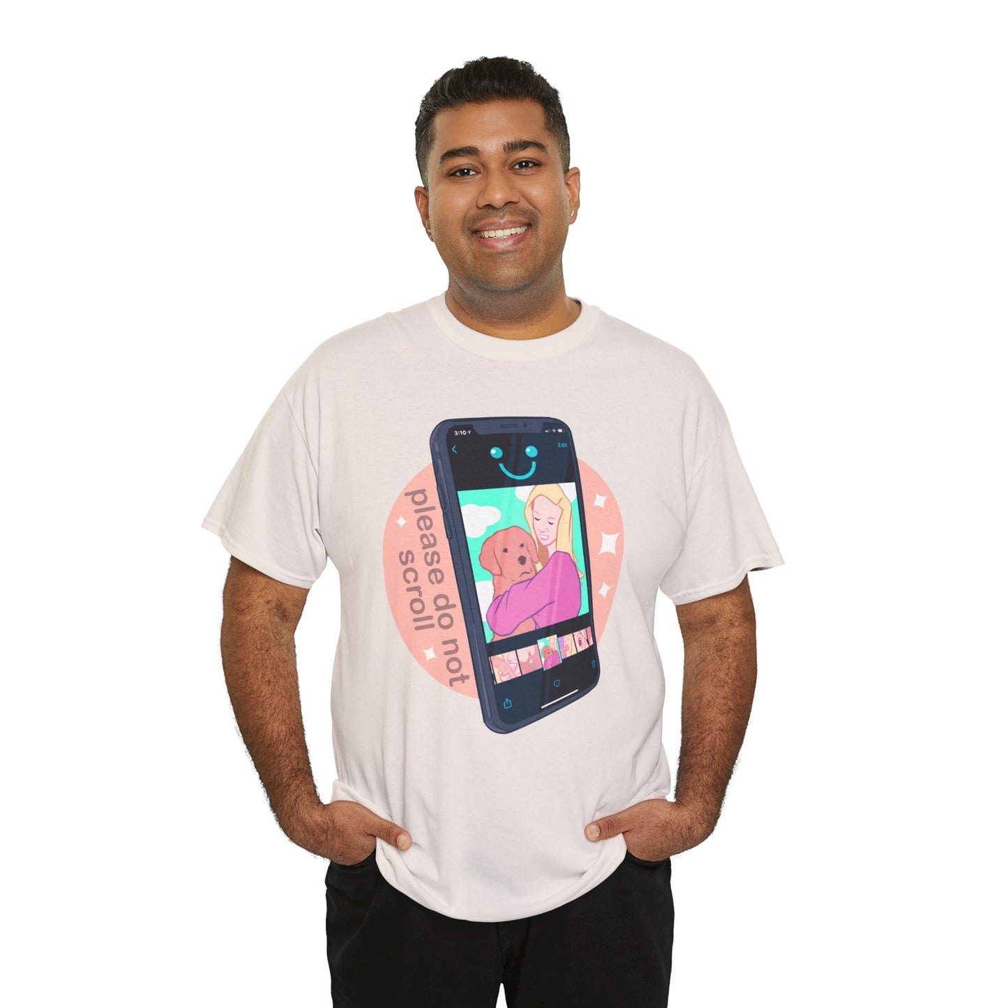 Don't Scroll Unisex Heavy Cotton Tee