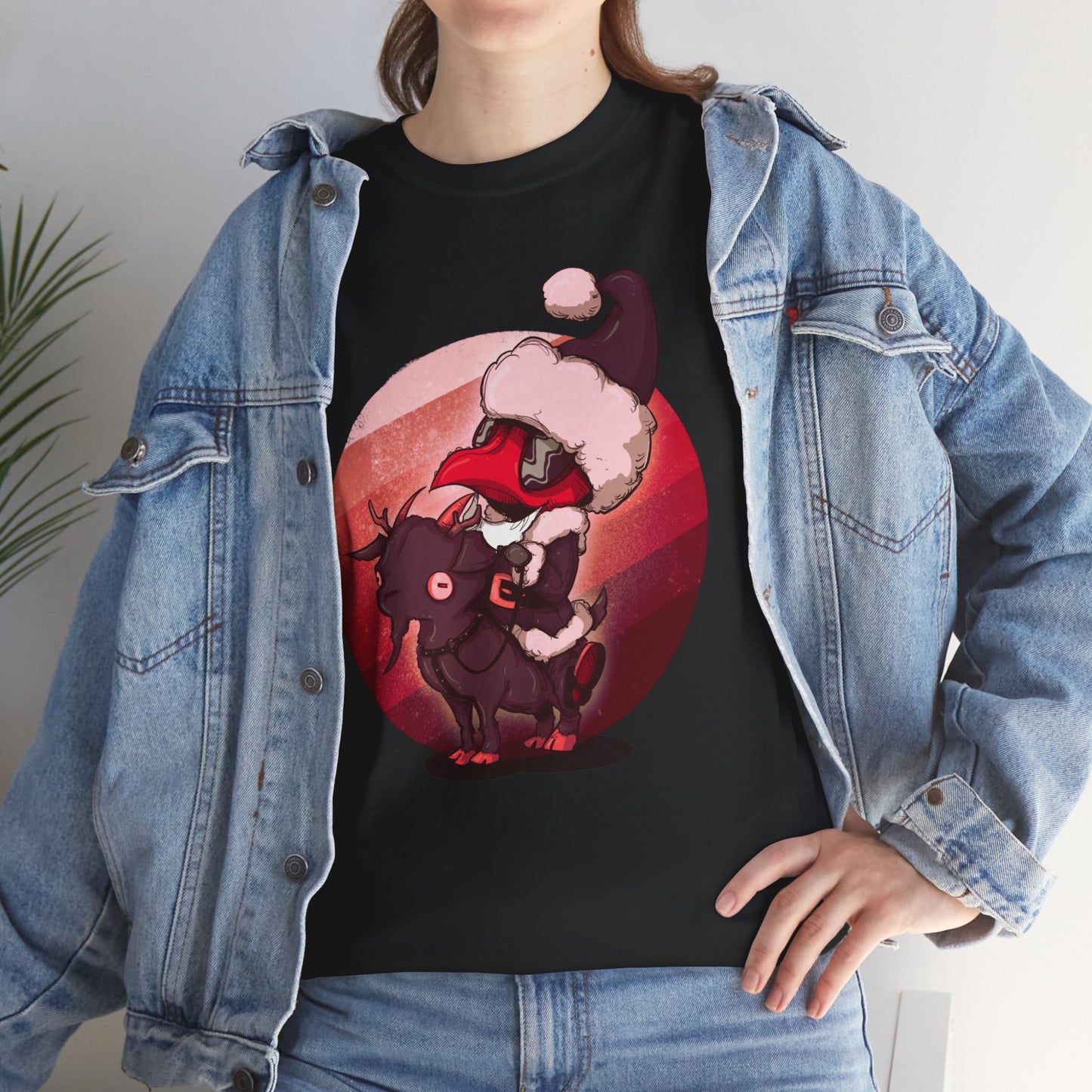 Plague Doctor Santa Unisex Heavy Cotton Tee