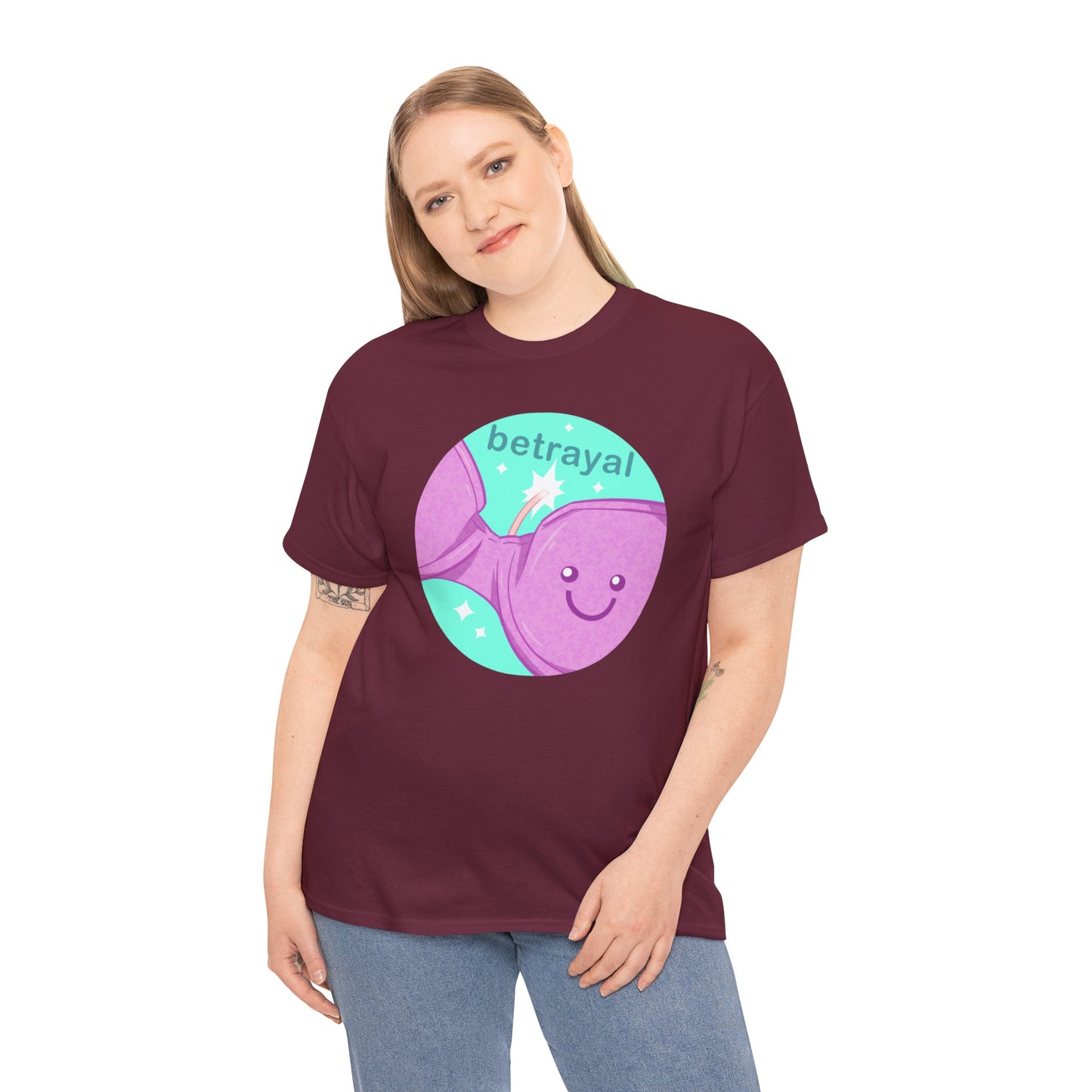 Bra Betrayal Unisex Heavy Cotton Tee