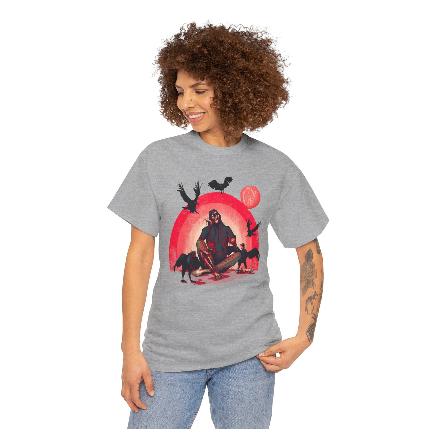 I'm Fine Unisex Heavy Cotton Tee