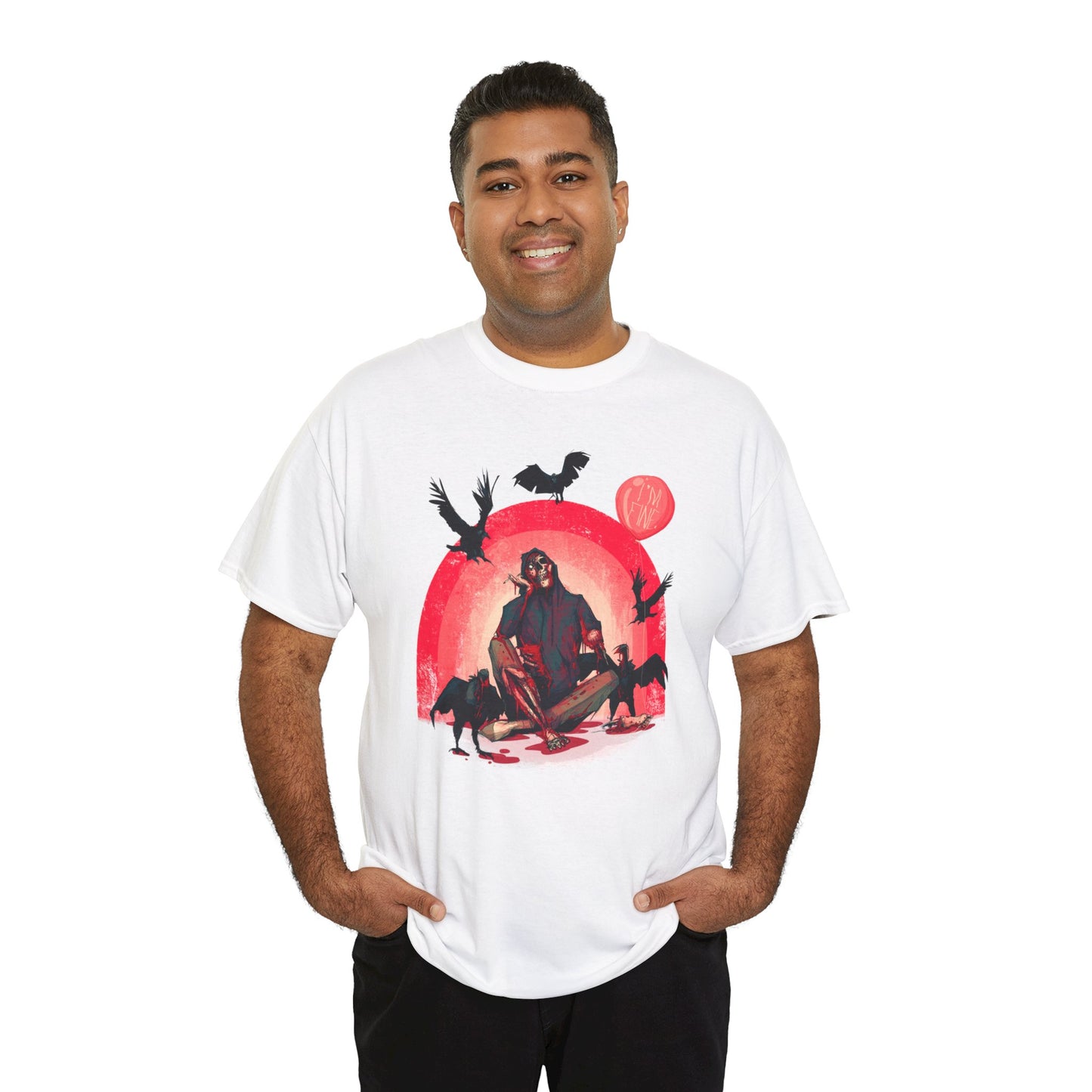 I'm Fine Unisex Heavy Cotton Tee
