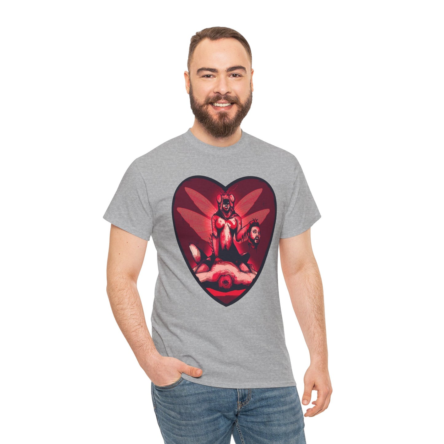 Praying Mantis Unisex Heavy Cotton Tee