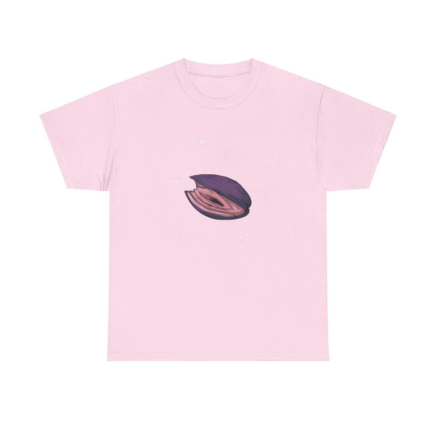 Pink Clam Unisex Heavy Cotton Tee