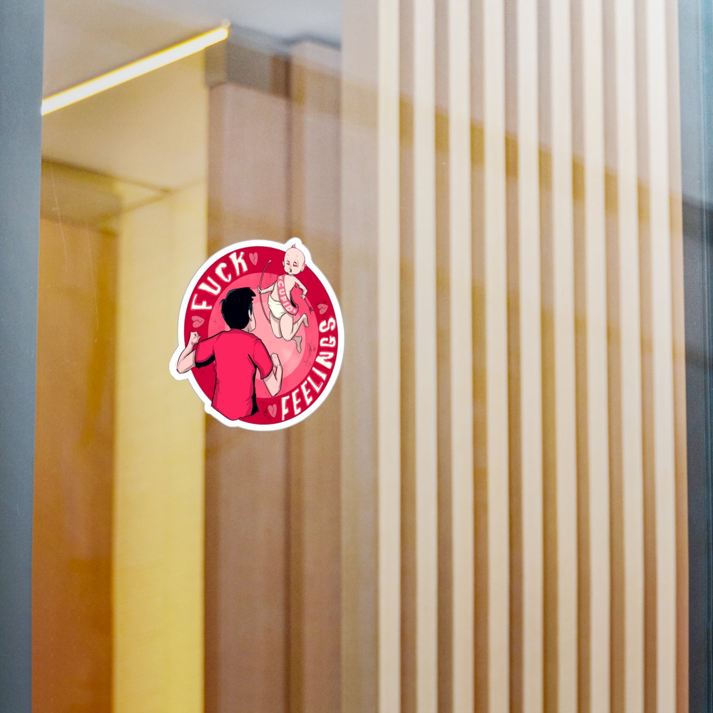 Fuck Feelings Kiss-Cut Vinyl Decal