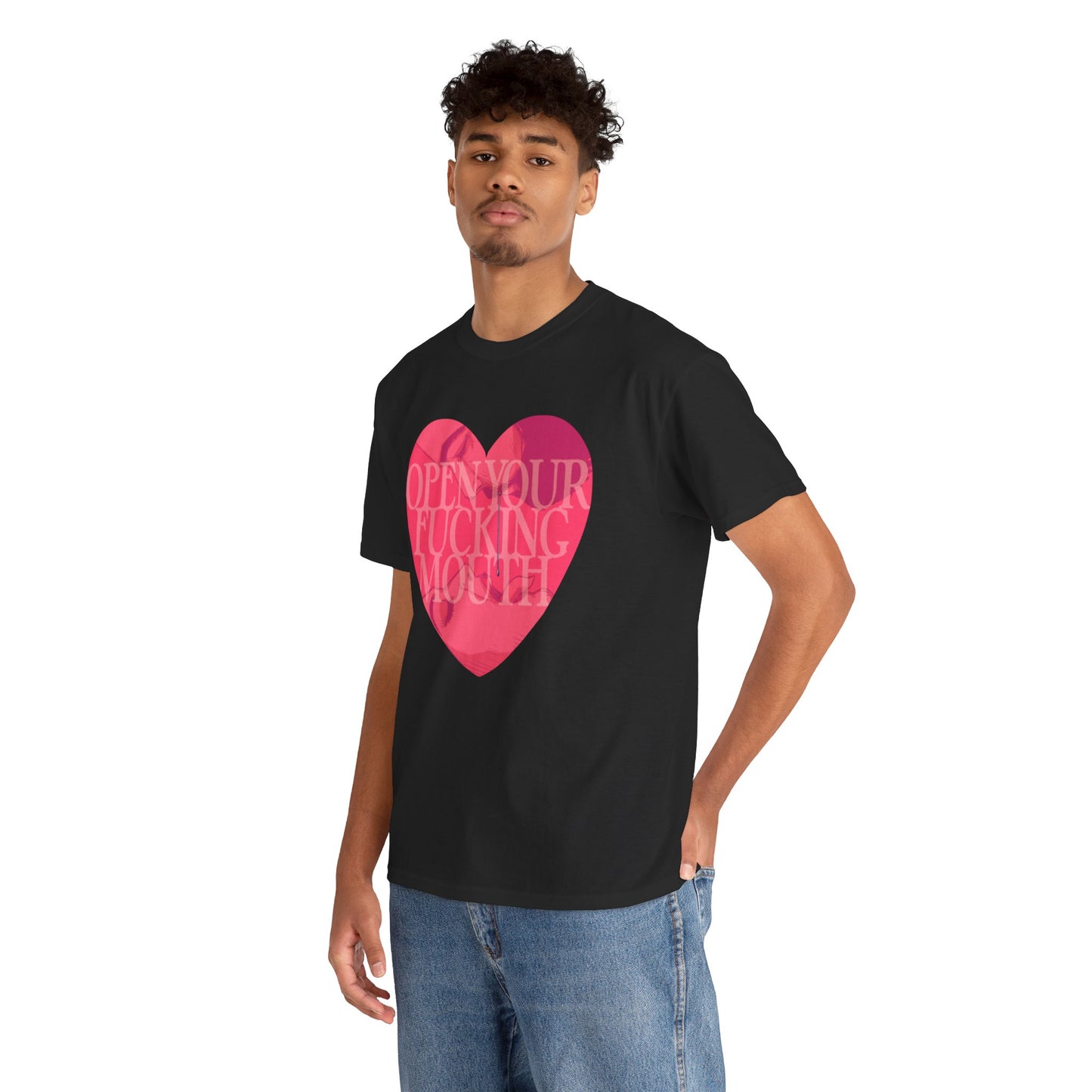 Open Your Mouth Unisex Heavy Cotton Tee
