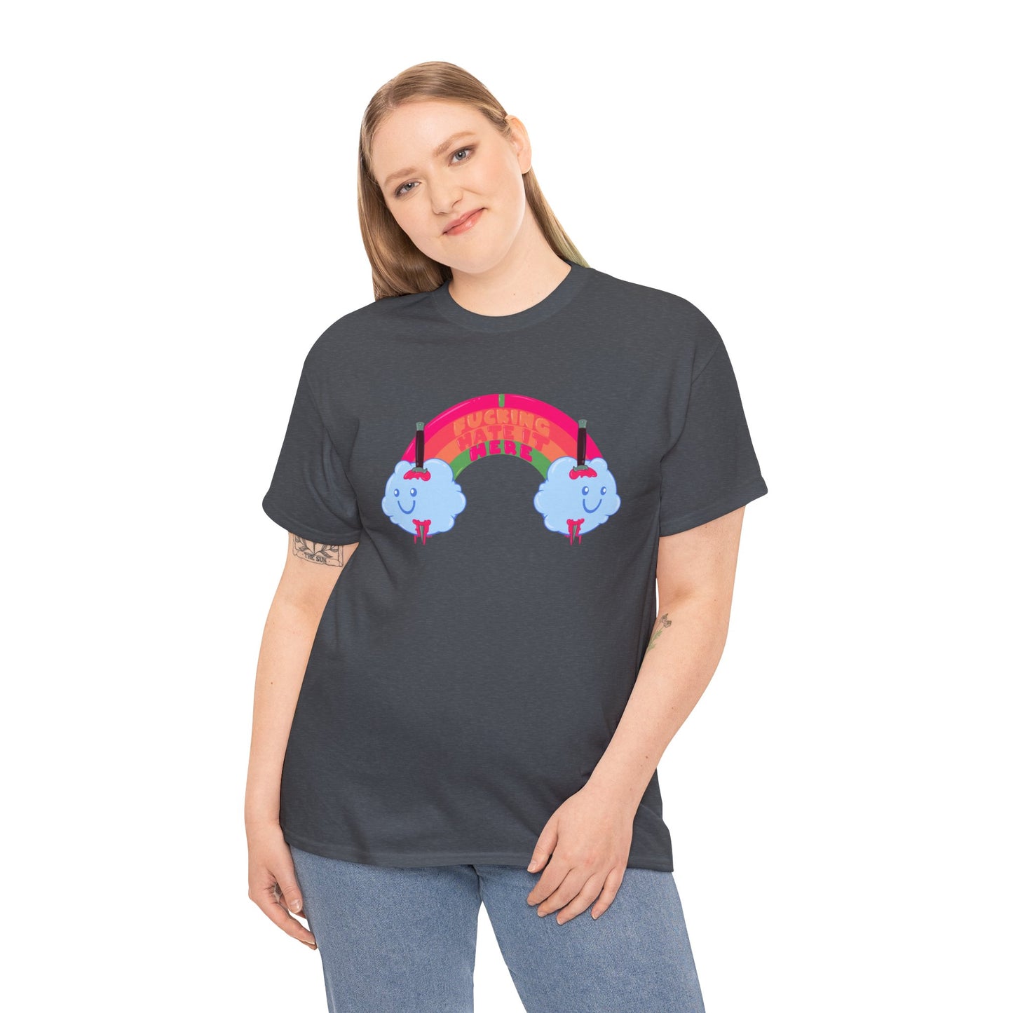 I Fucking Hate It Here Unisex Heavy Cotton Tee