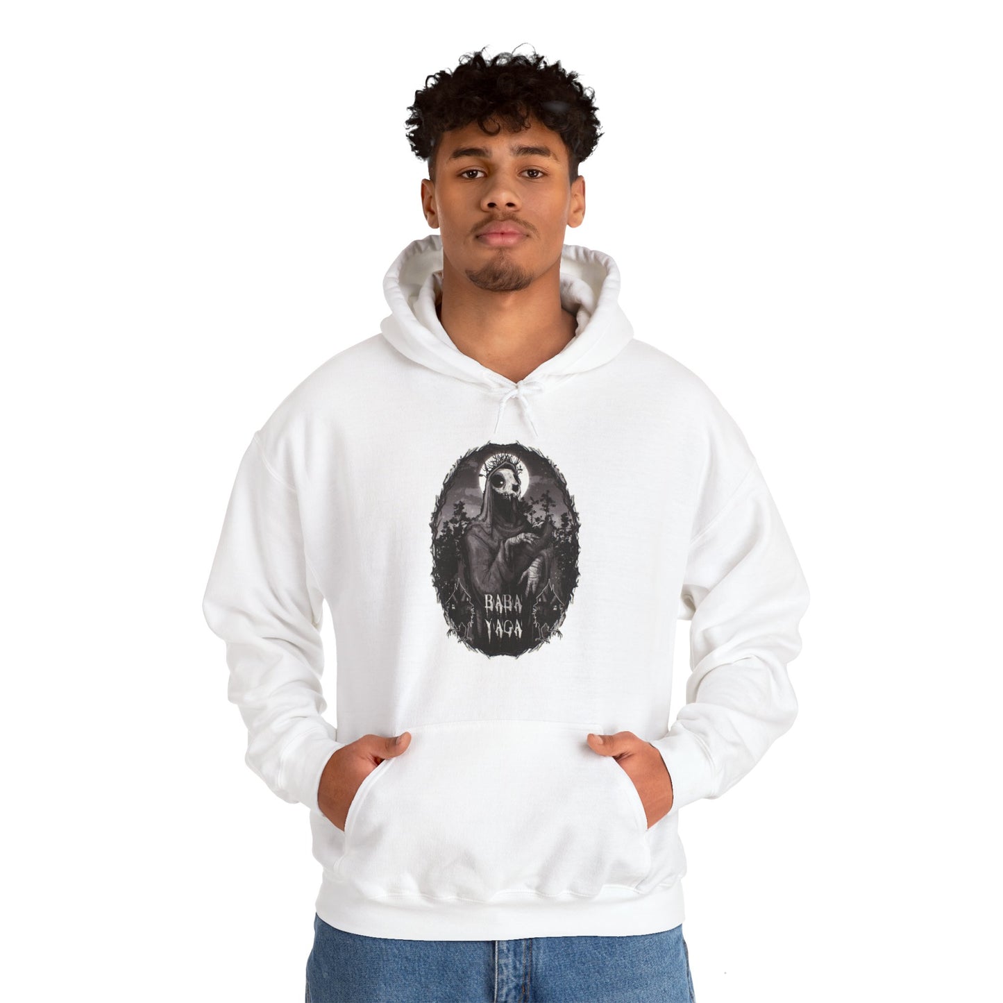 Baba Yaga Unisex Heavy Blend Hooded Sweatshirt