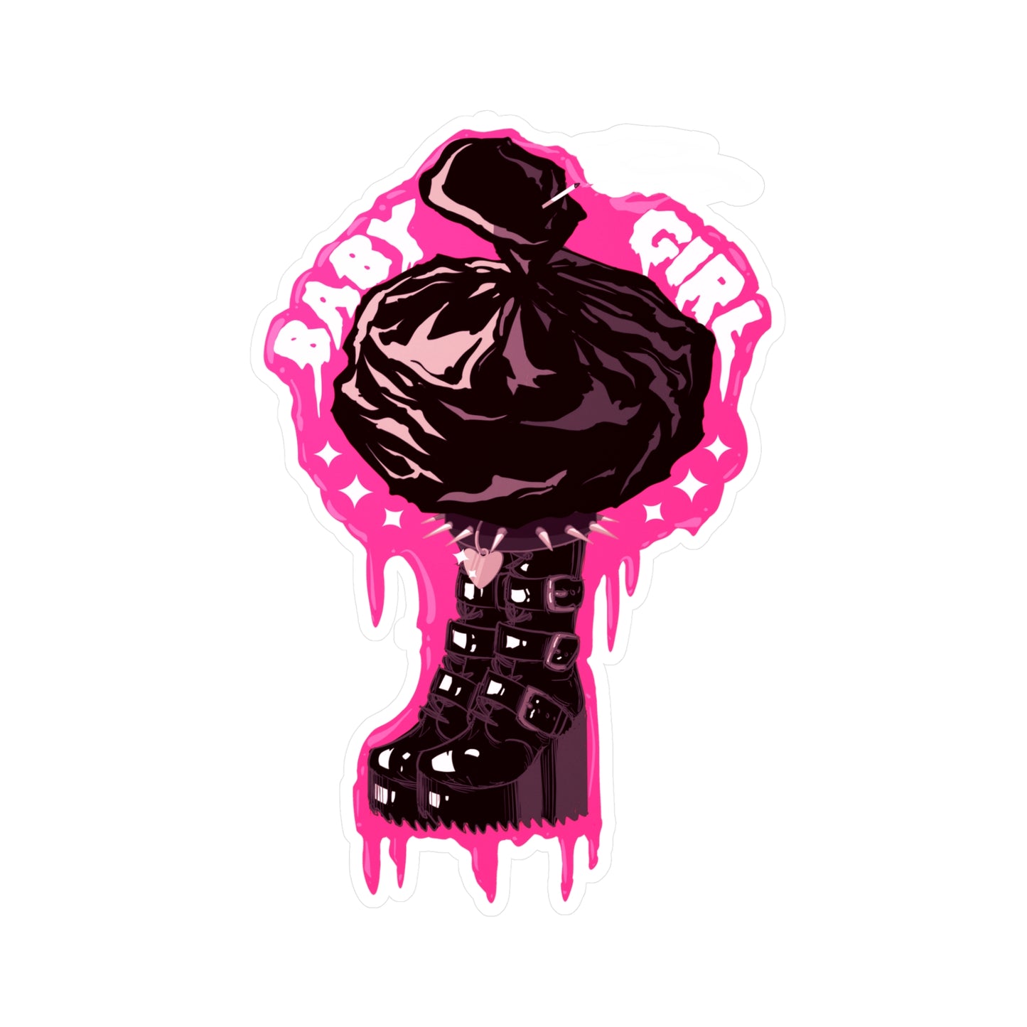 Trash Baby Kiss-Cut Vinyl Decal