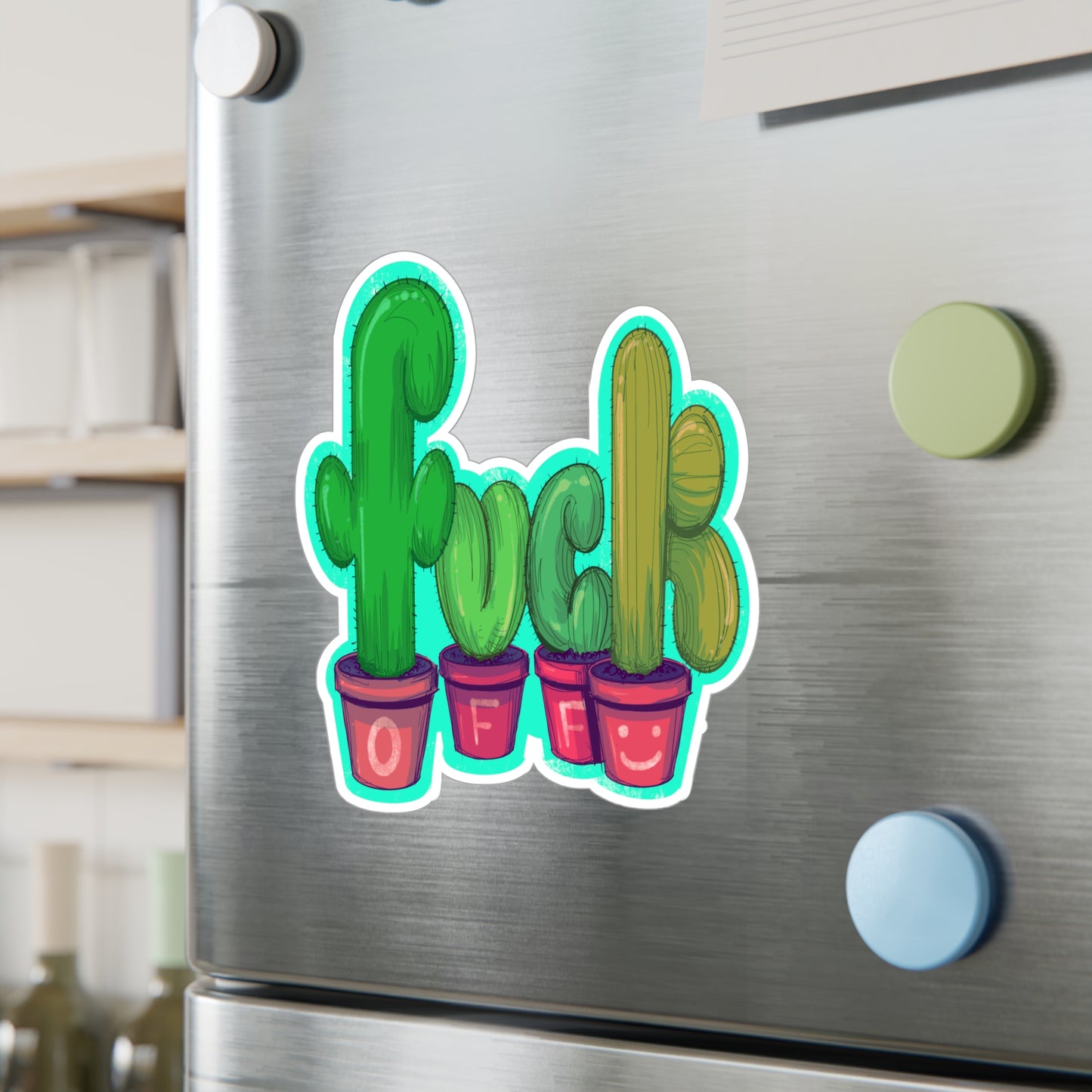 Rude Succulent Kiss-Cut Vinyl Decal