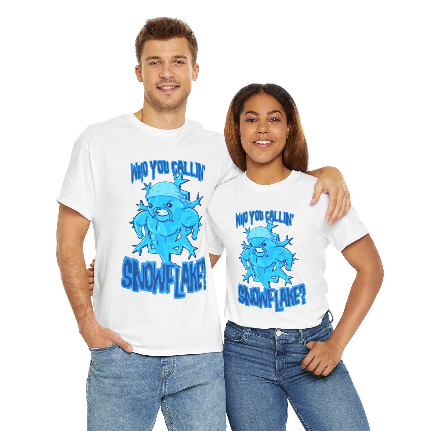 Tough Snowflake Unisex Heavy Cotton Tee