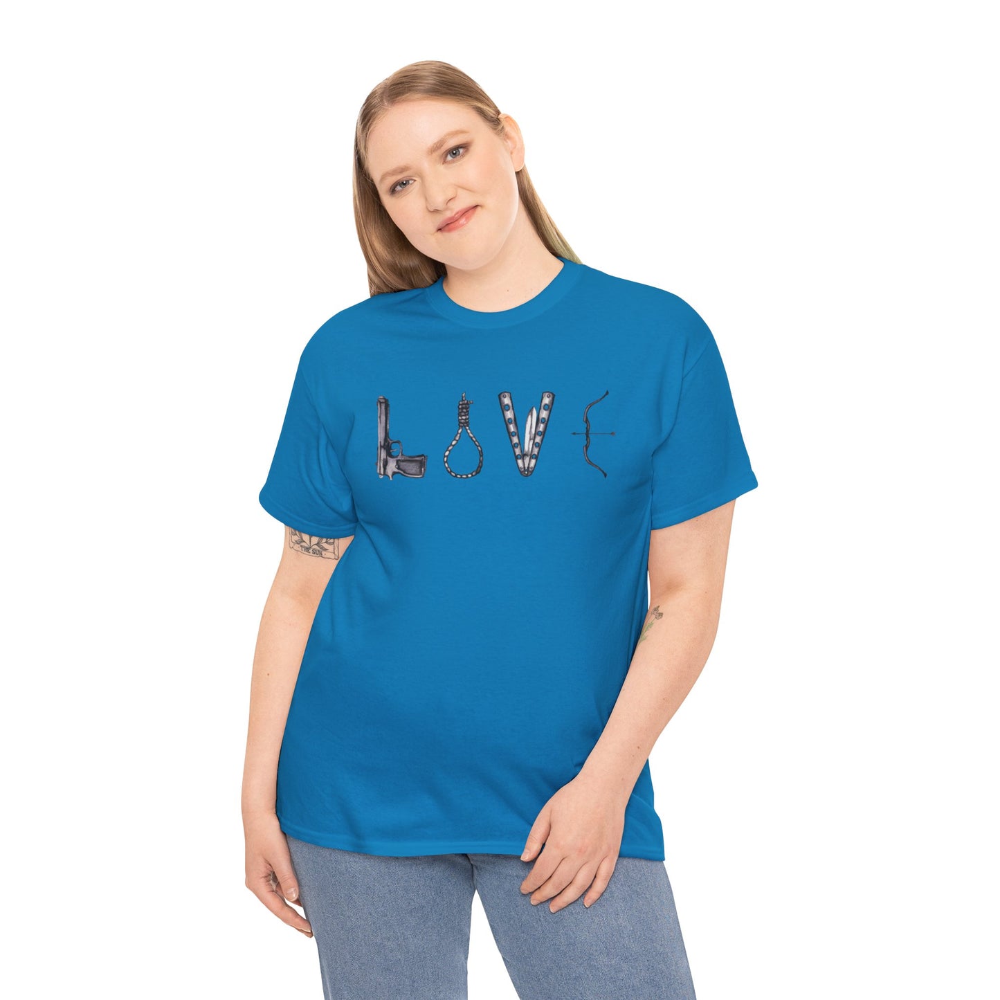 Love Is Death Unisex Heavy Cotton Tee