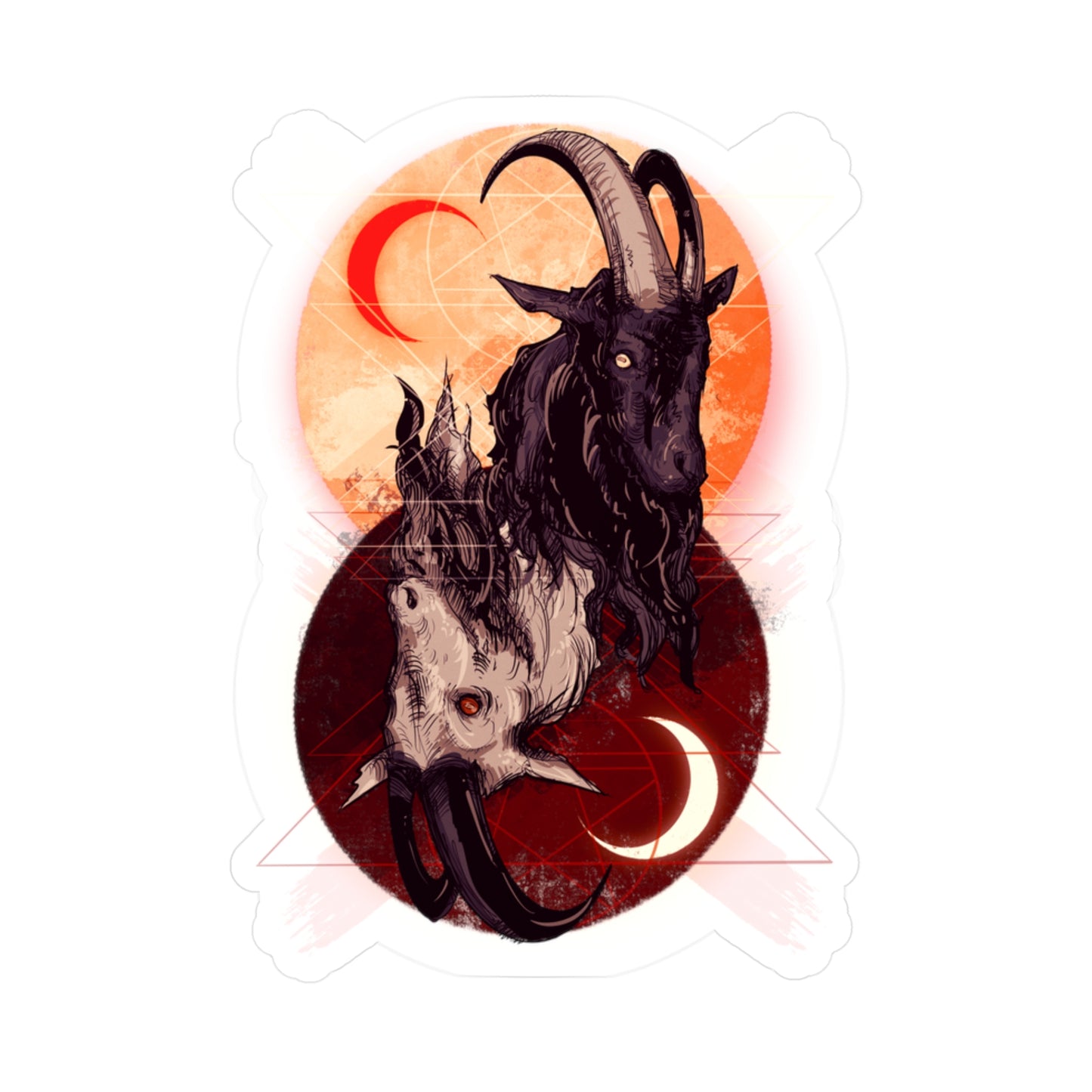 As Above So Below V Kiss-Cut Vinyl Decal