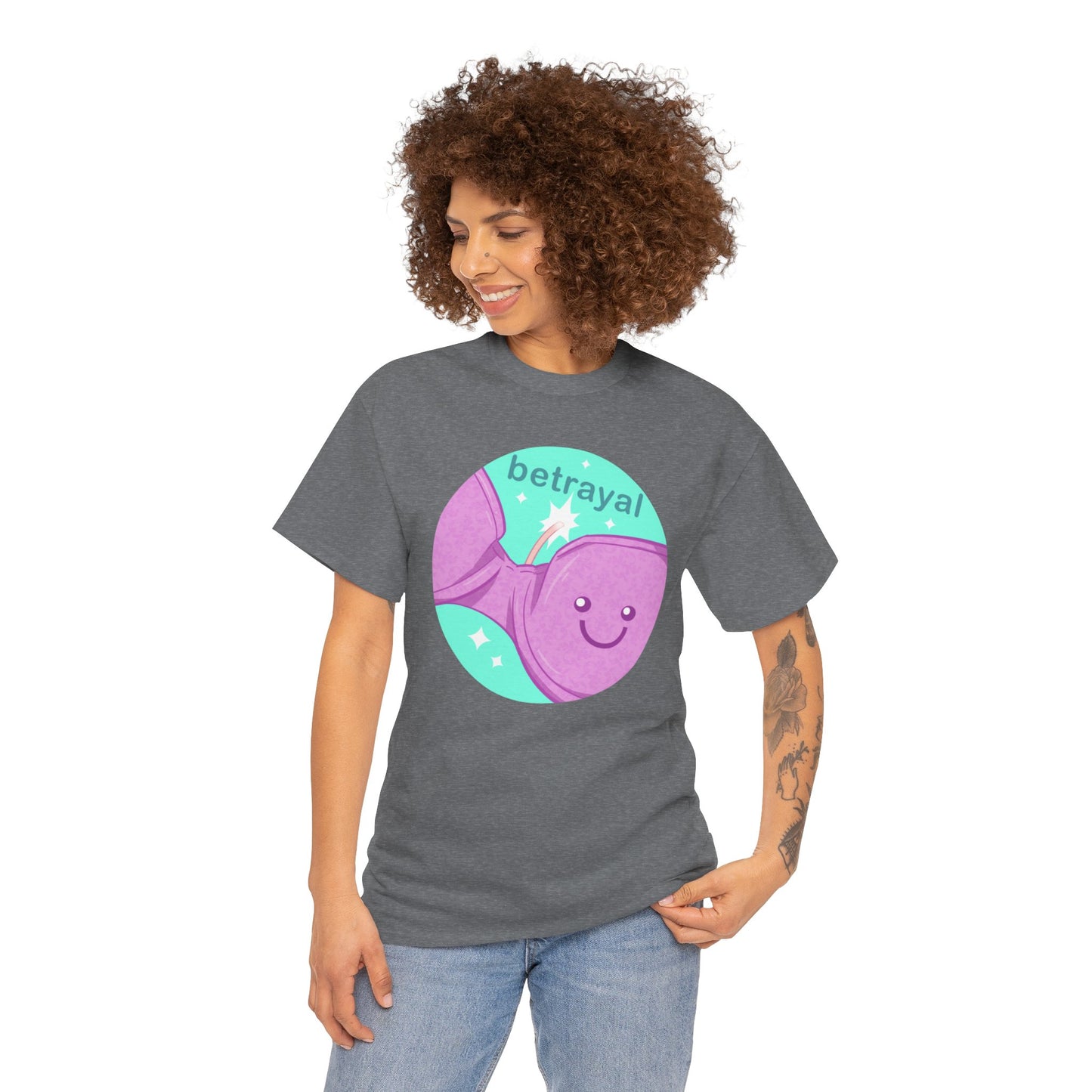 Bra Betrayal Unisex Heavy Cotton Tee