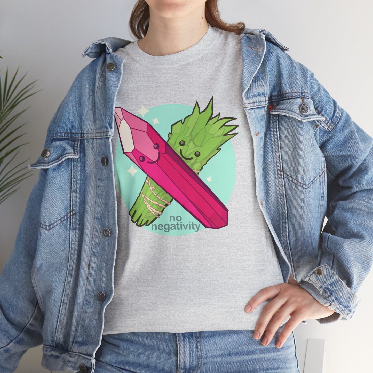 No Negativity Unisex Heavy Cotton Tee
