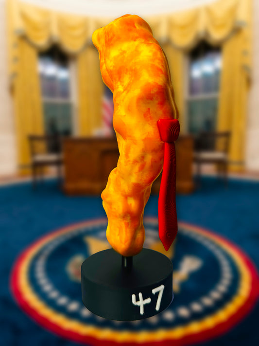 Orange President 3D Printed Figure