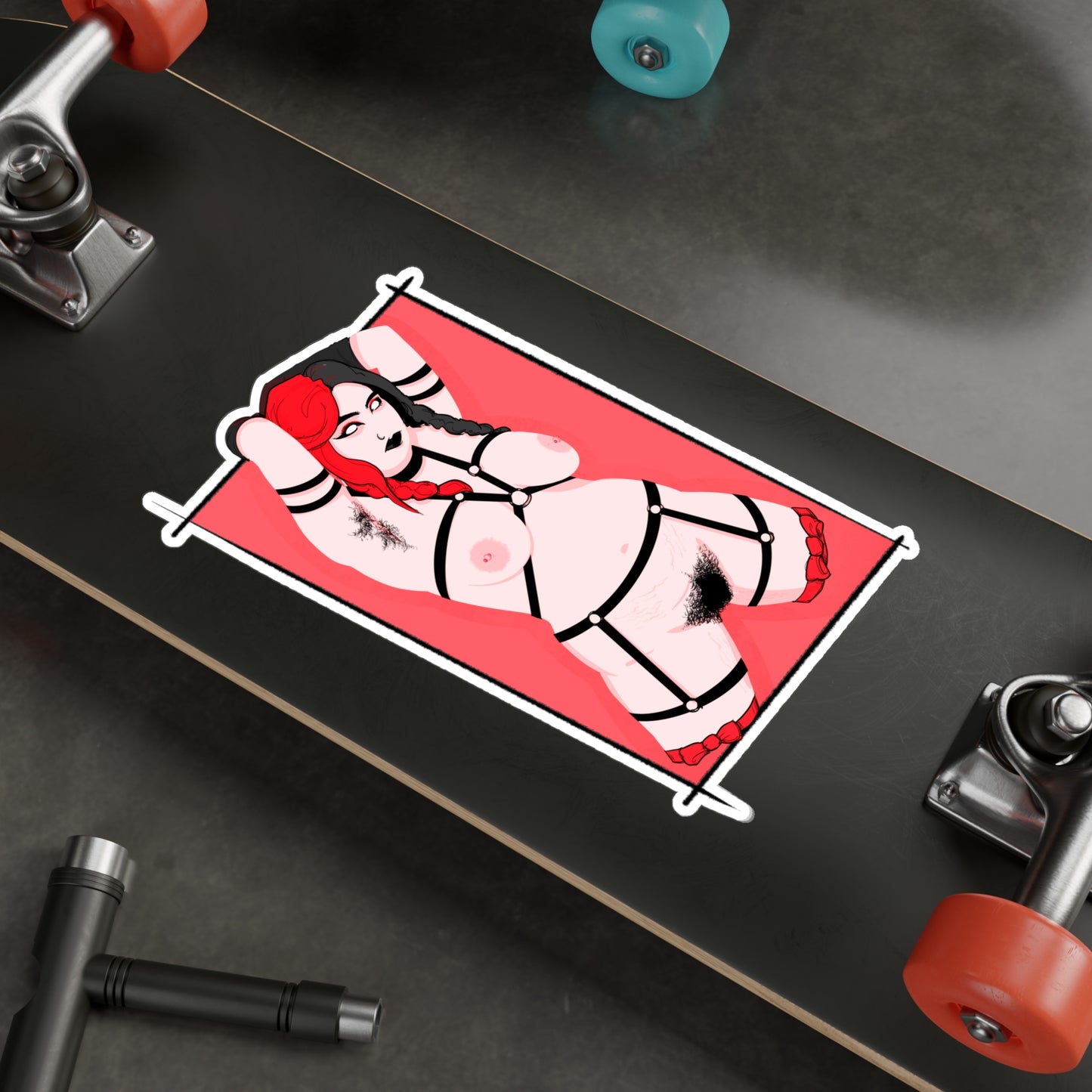 Natural Queen Kiss-Cut Vinyl Decal