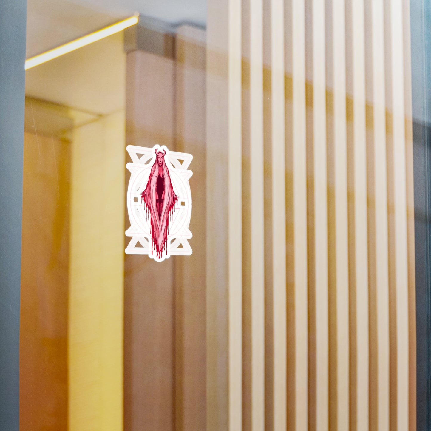 Vagina Mary Kiss-Cut Vinyl Decal
