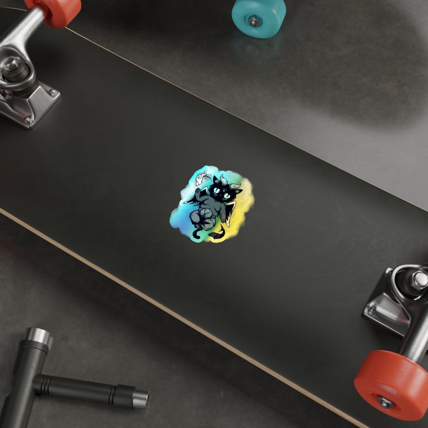 Baphocat Holographic Die-cut Stickers
