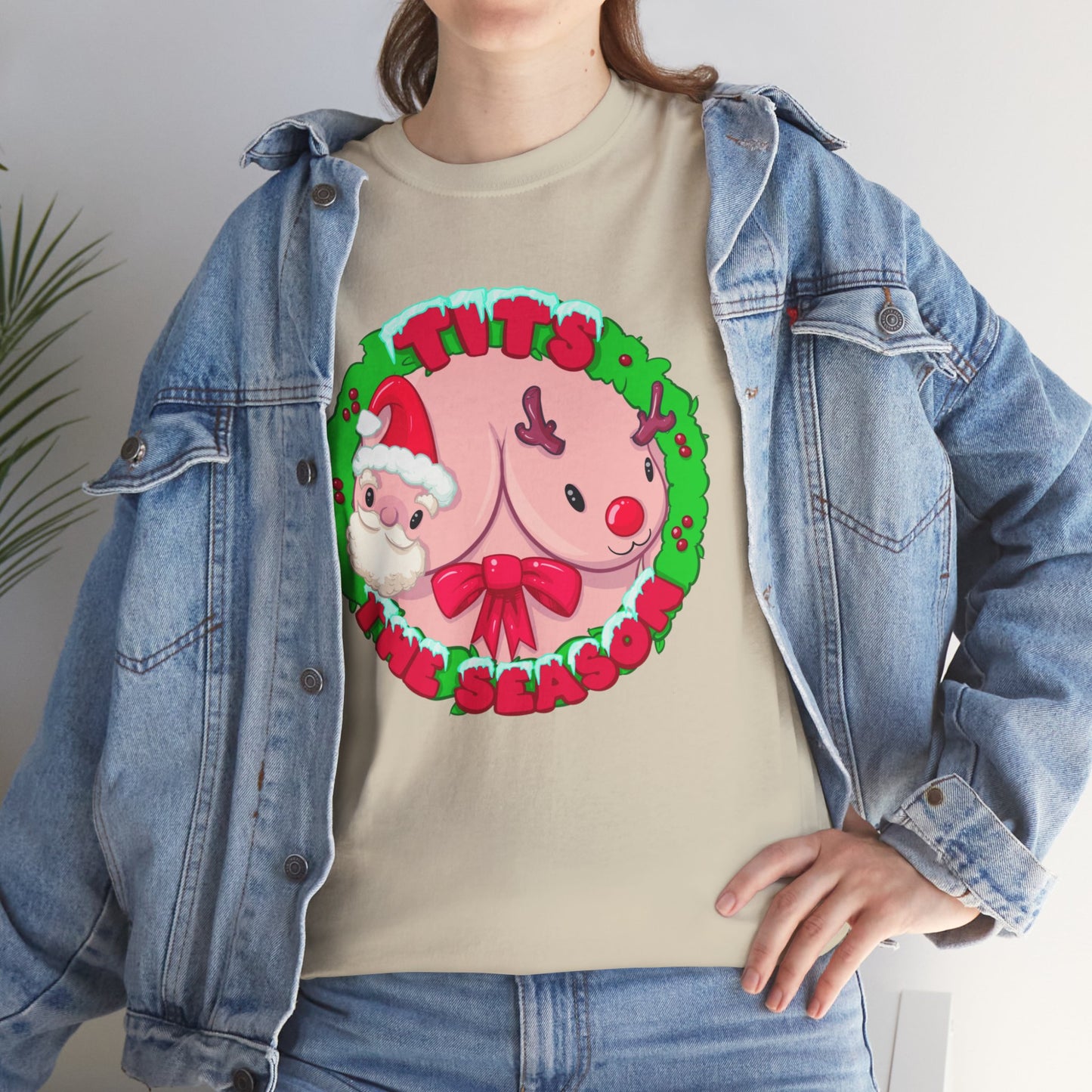 Tits The Season Unisex Heavy Cotton Tee