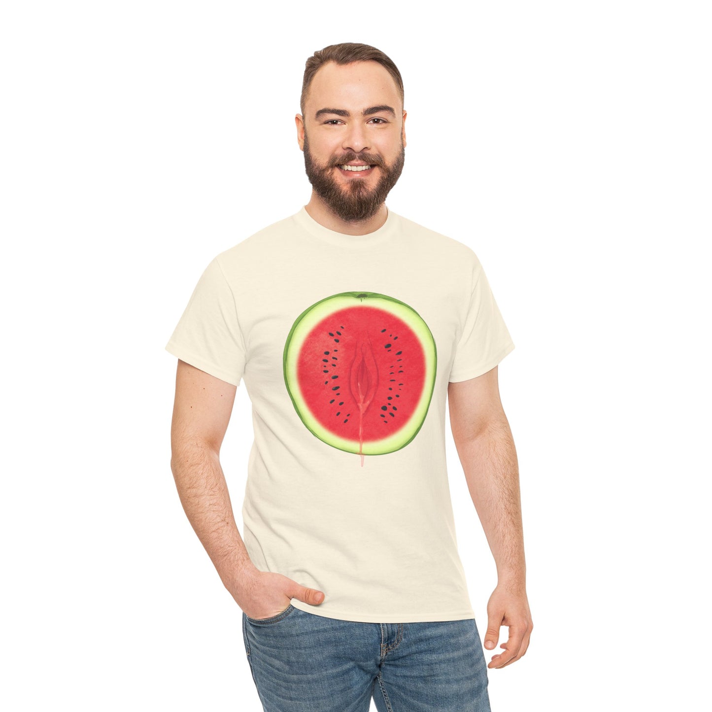 Juicy Watermelon Unisex Heavy Cotton Tee