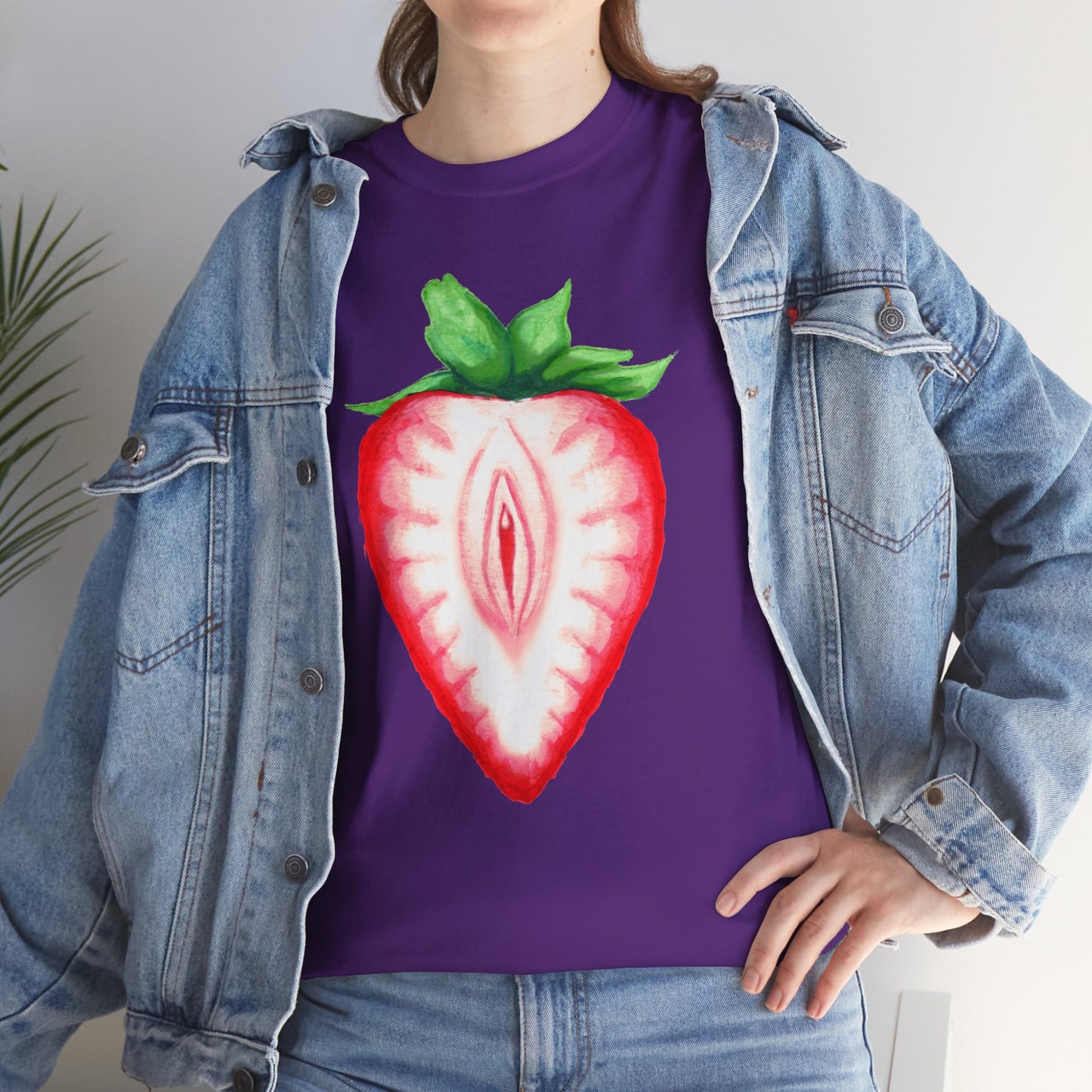 Juicy Strawberry Unisex Heavy Cotton Tee