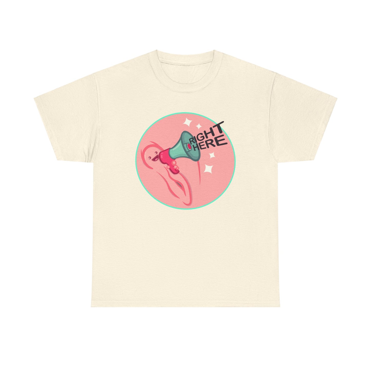 Right Here Unisex Heavy Cotton Tee