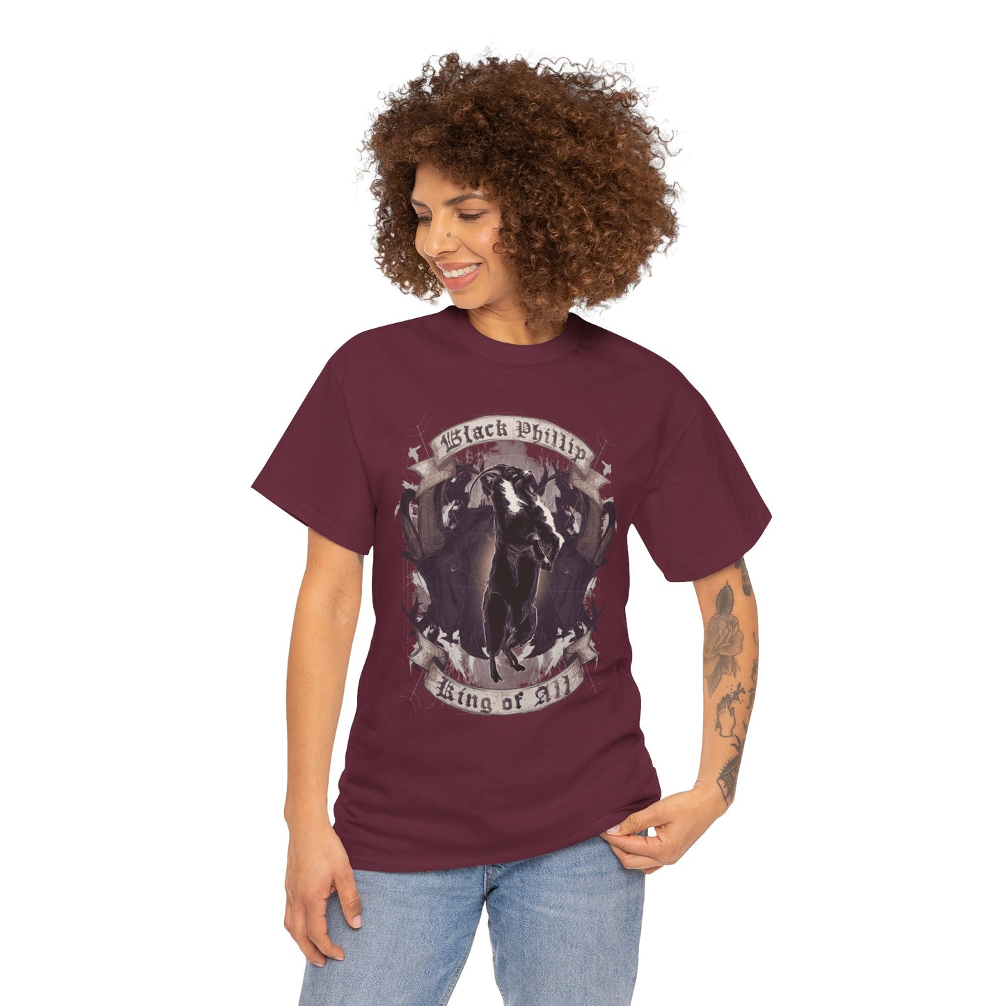 Black Phillip Unisex Heavy Cotton Tee