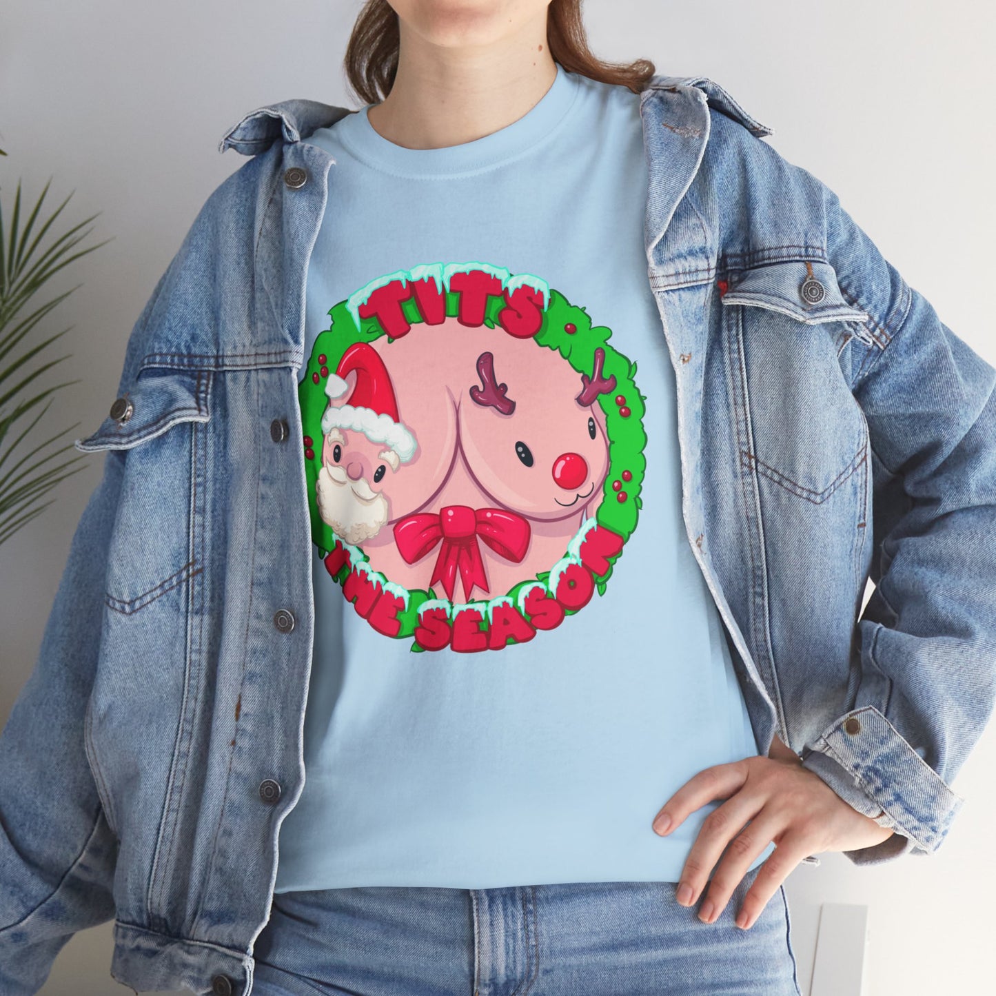 Tits The Season Unisex Heavy Cotton Tee