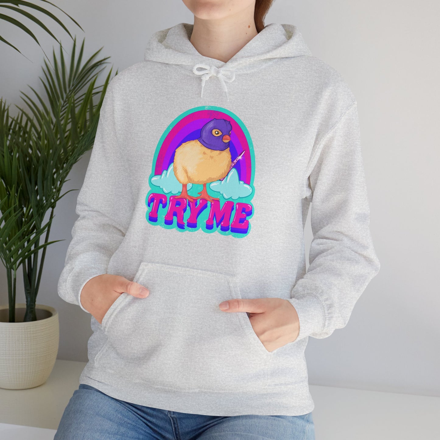 Try Me Unisex Heavy Blend Hooded Sweatshirt