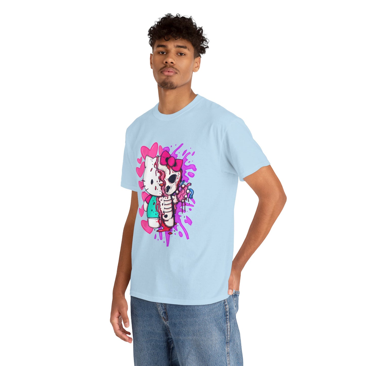 Zombie Kitty Unisex Heavy Cotton Patreon Tee