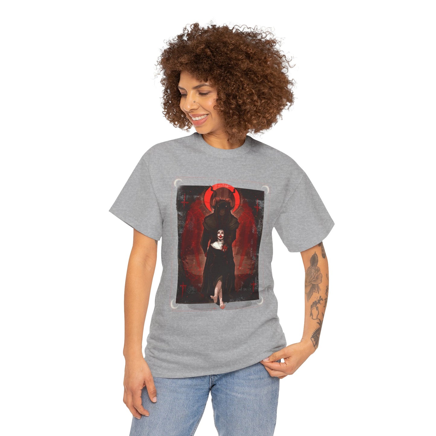 Today Satan Unisex Heavy Cotton Tee