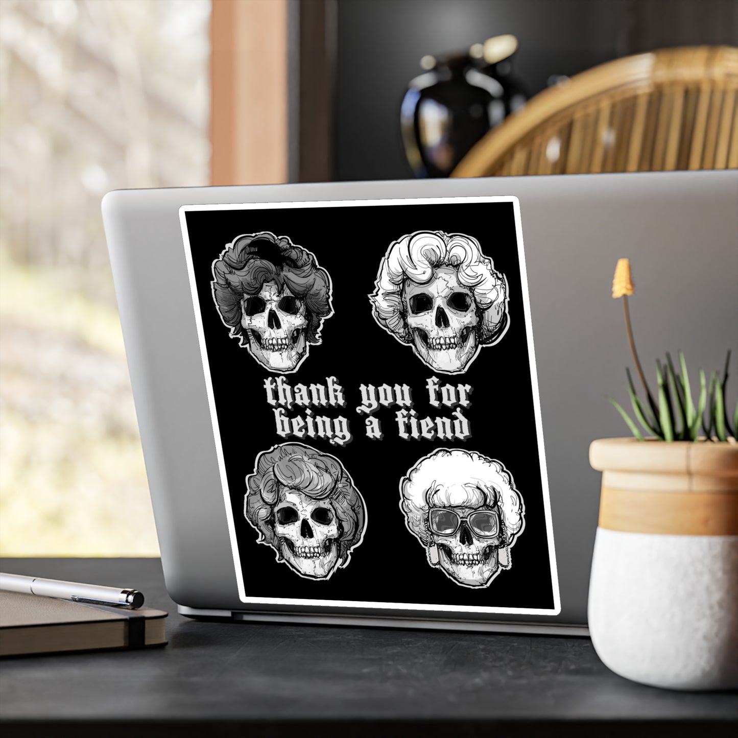 Gold Ghouls Kiss-Cut Vinyl Decal