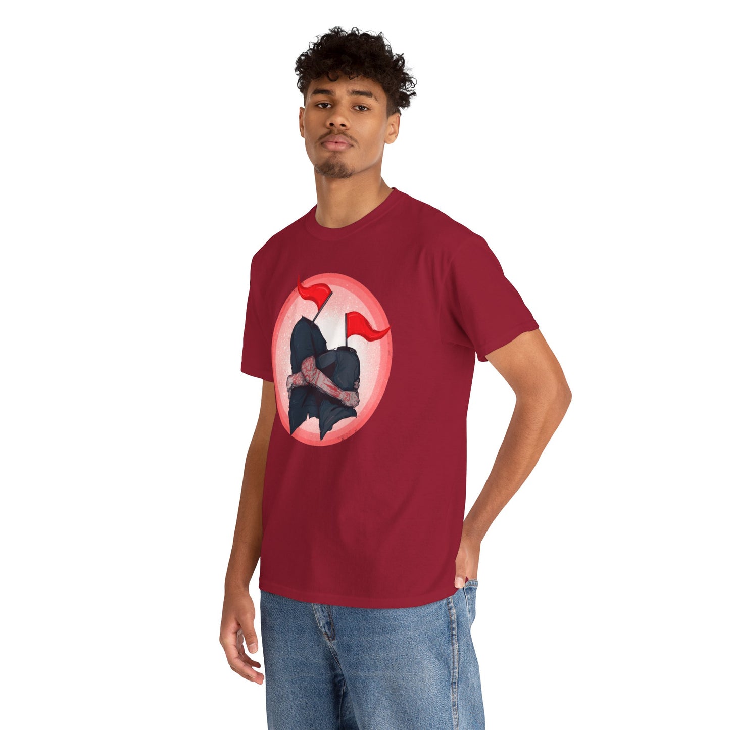 Red Flags Unisex Heavy Cotton Tee