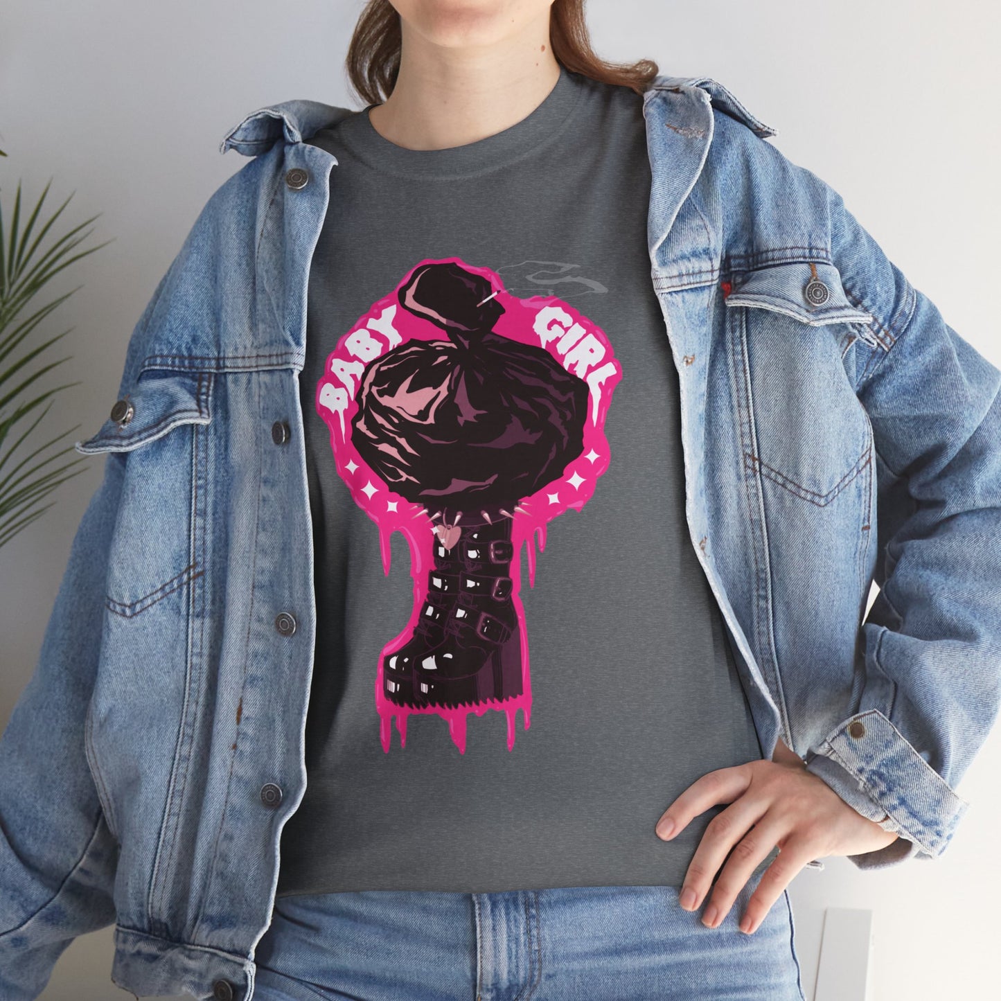 Trash Baby Girl Unisex Heavy Cotton Tee