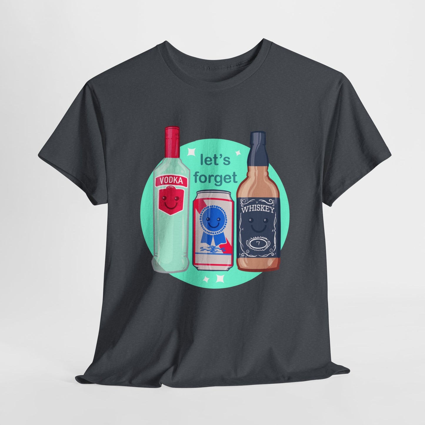 Let's Forget Unisex Heavy Cotton Tee