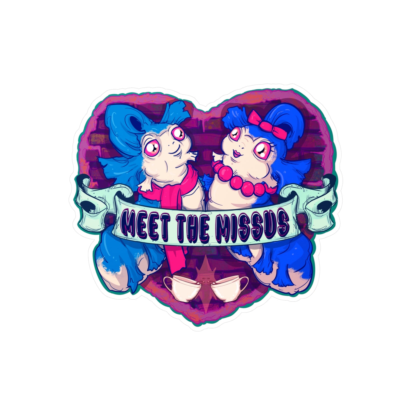 Meet The Missus Kiss-Cut Vinyl Decal