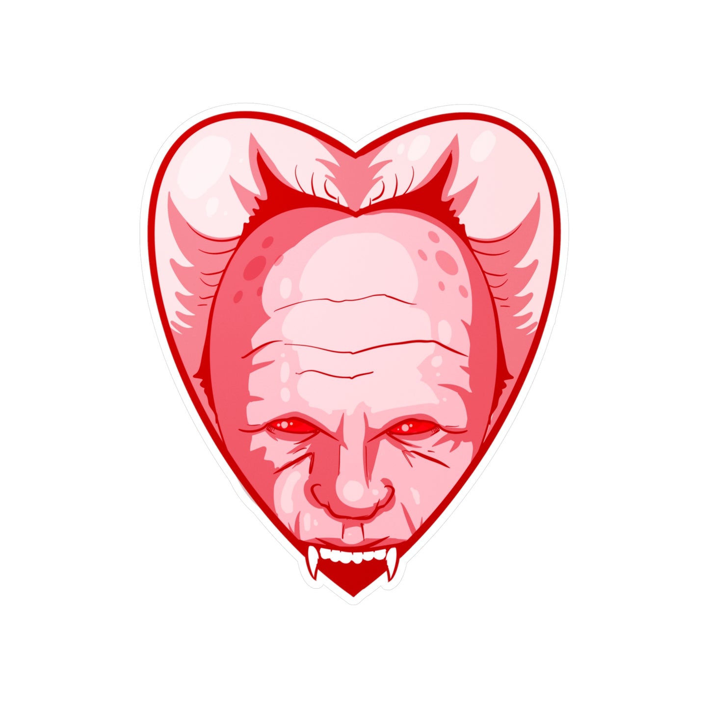 Love at First Bite Kiss-Cut Vinyl Decal