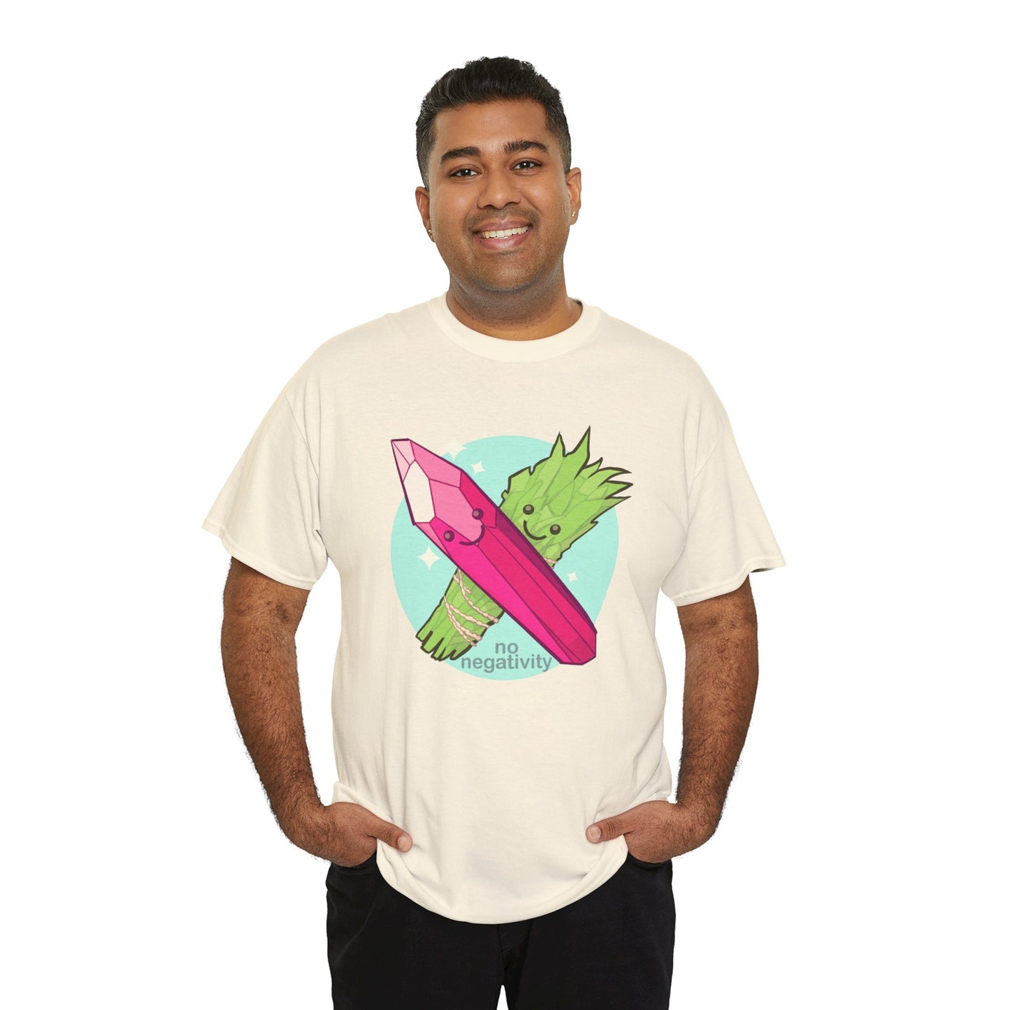 No Negativity Unisex Heavy Cotton Tee