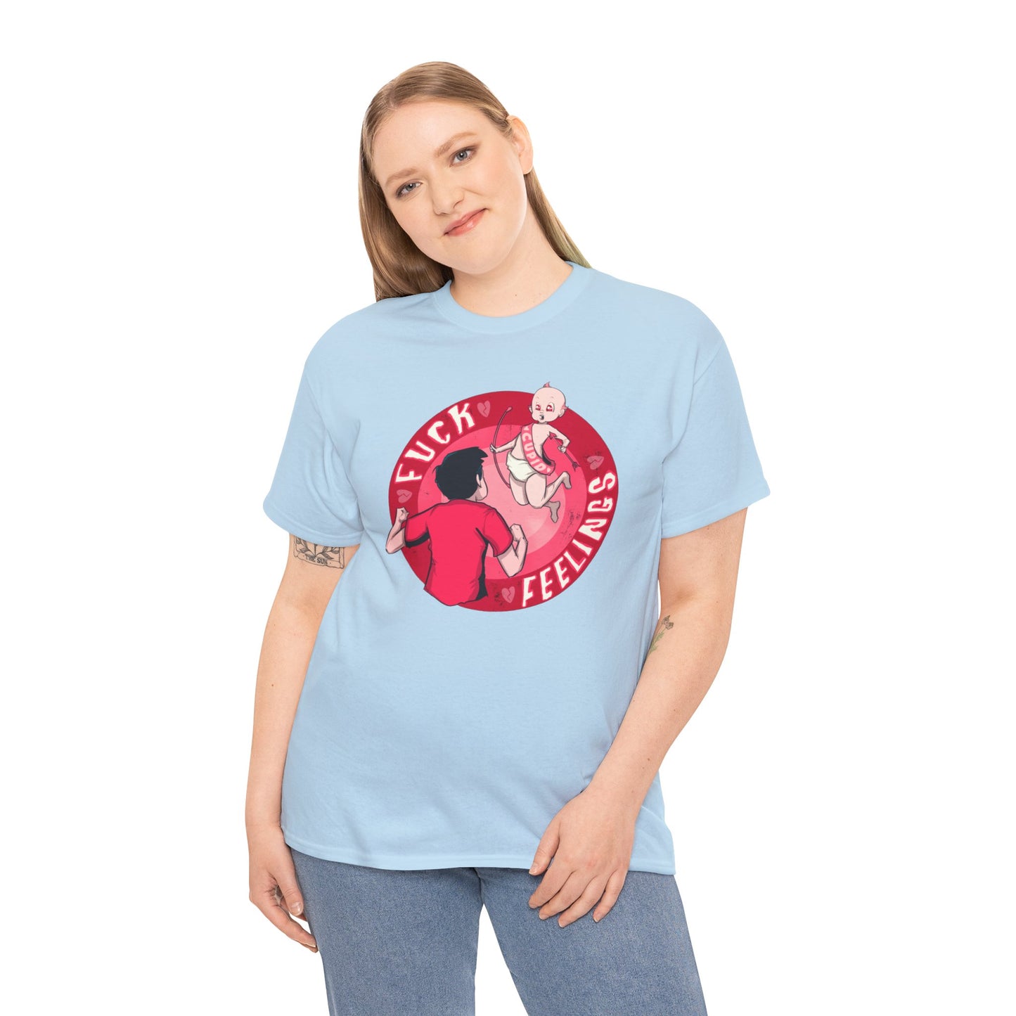 F Feelings Unisex Heavy Cotton Tee