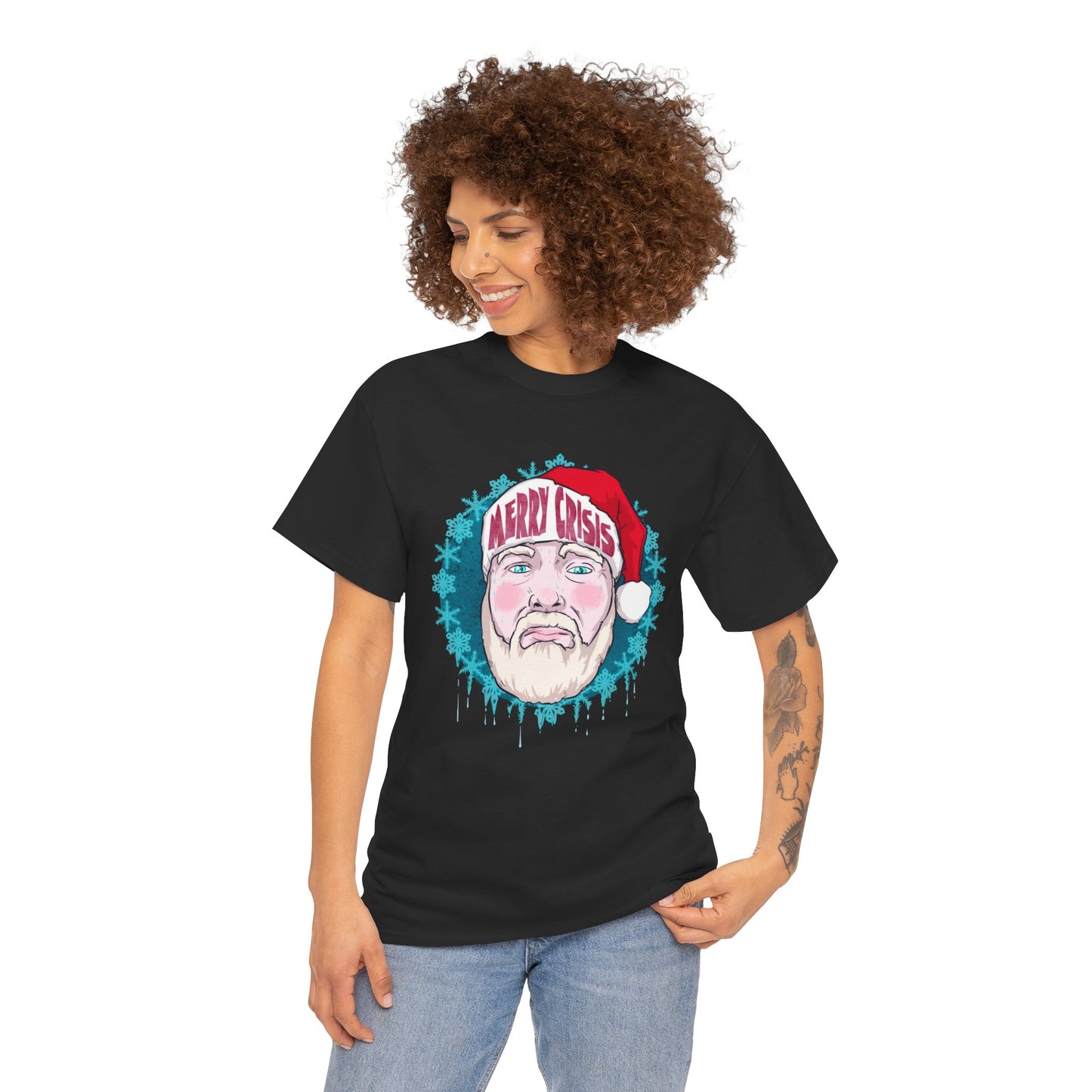 Merry Crisis Unisex Heavy Cotton Tee