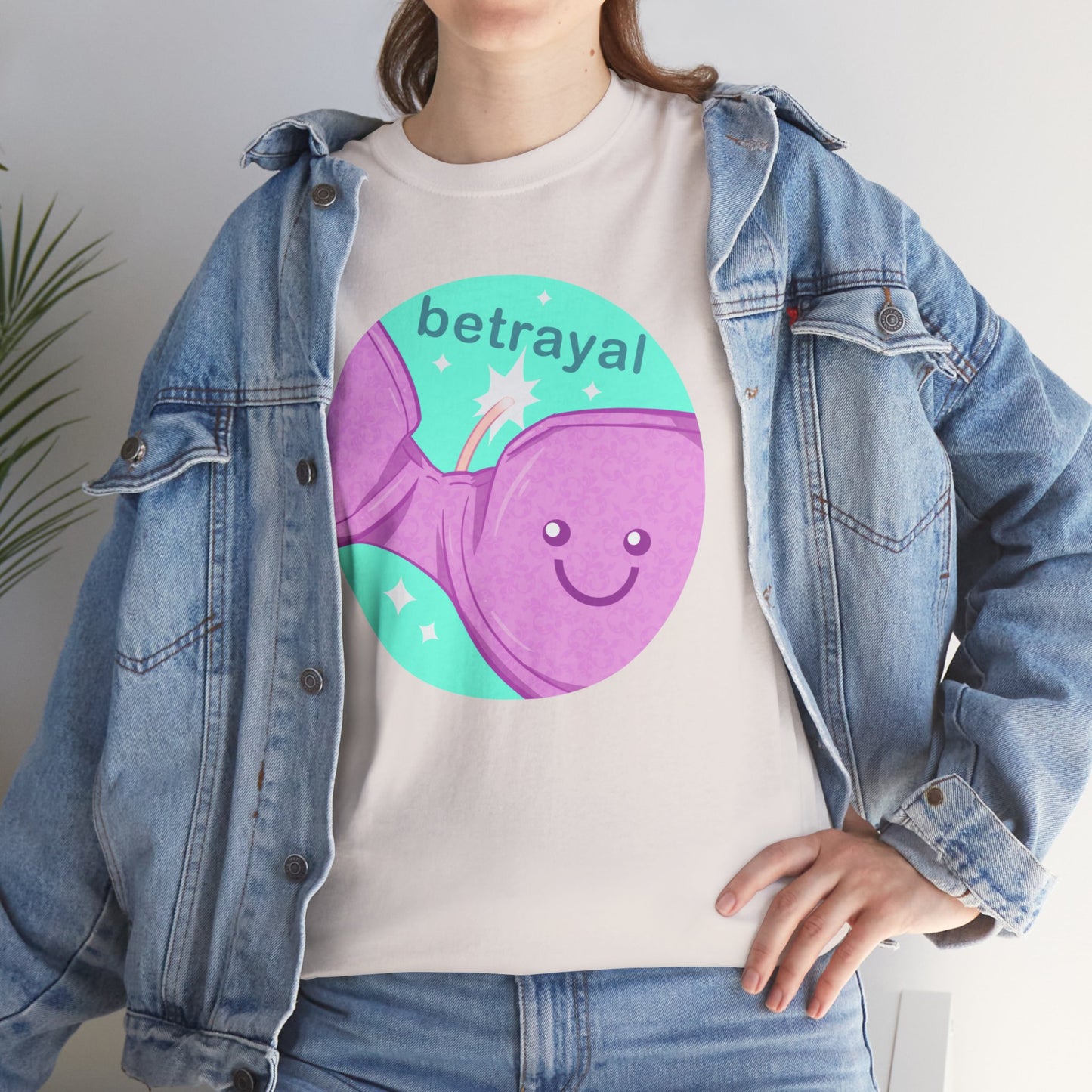 Bra Betrayal Unisex Heavy Cotton Tee